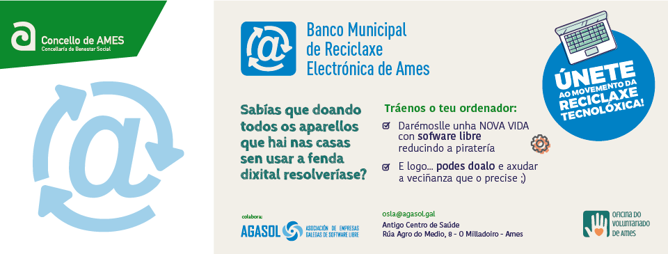 banco municipal de reciclaxe electrónica