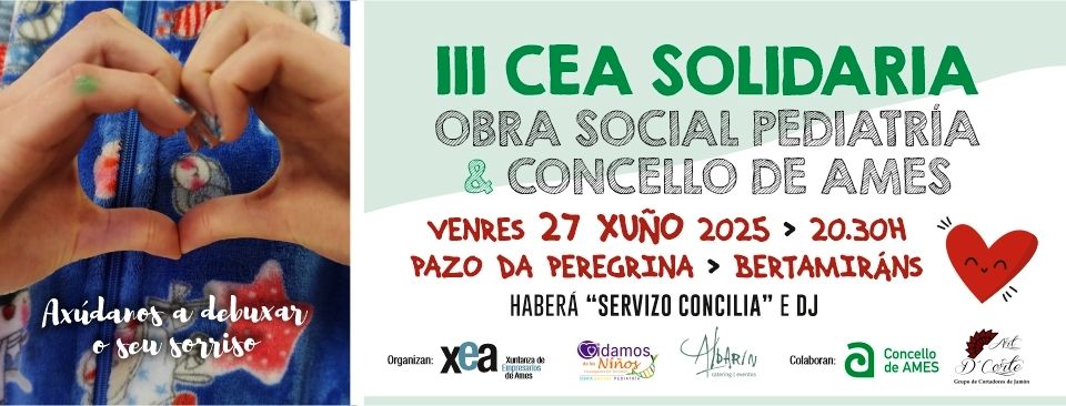 III Cea solidaria Obra Social Pediatría & Concello de Ames