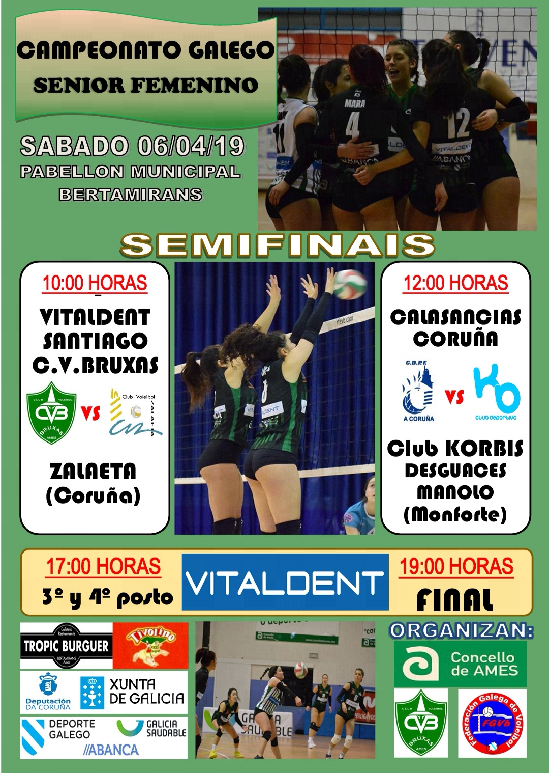 Ames acolle este sábado, 6 de abril, o campionato galego sénior feminino Ames acolle este sábado, 6 de abril, o campionato galego sénior feminino
