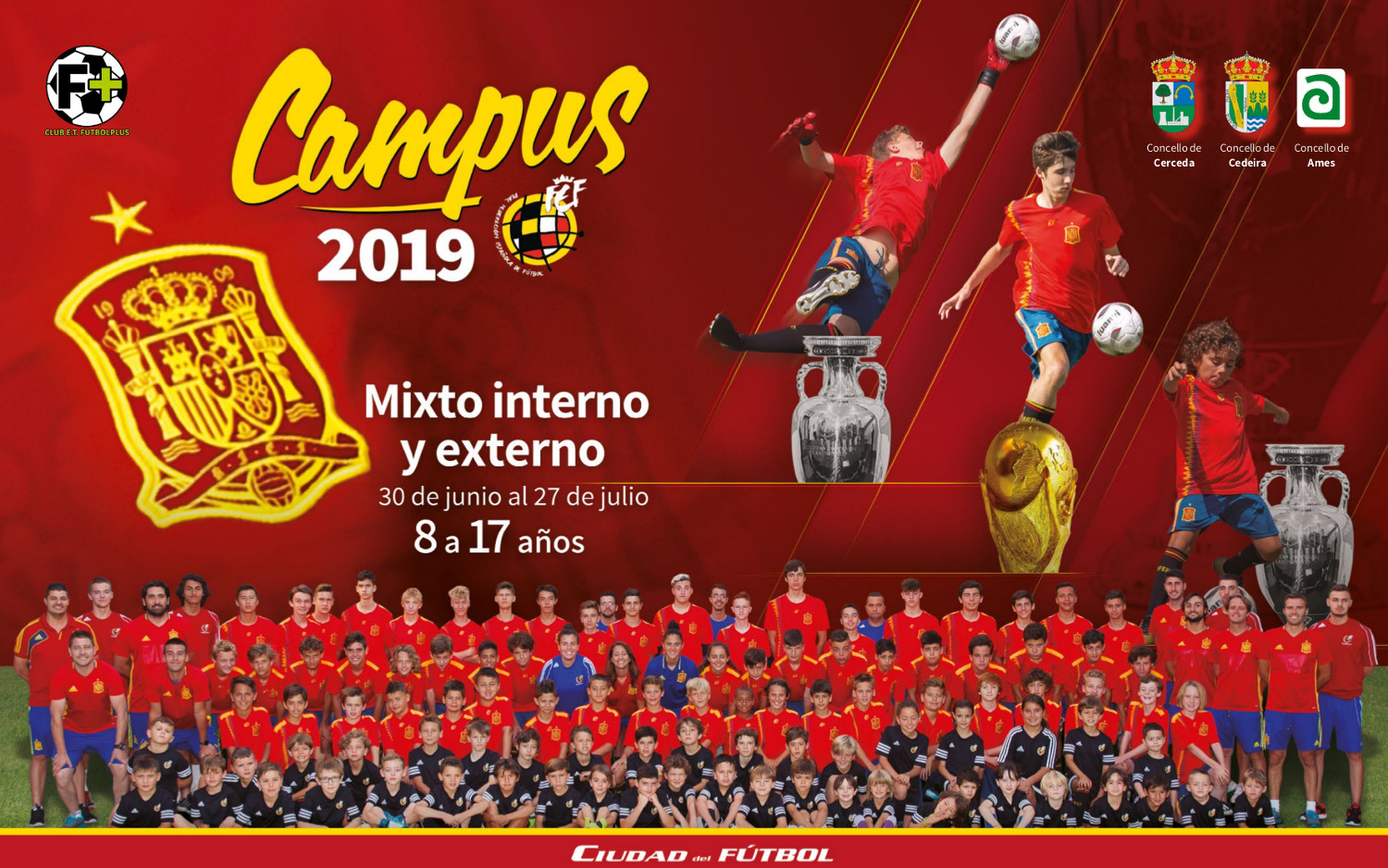 A Real Federación Española de Fútbol escolle por primeira vez a Ames como sede do seu Campus de Fútbol A Real Federación Española de Fútbol escolle por primeira vez a Ames como sede do seu Campus de Fútbol