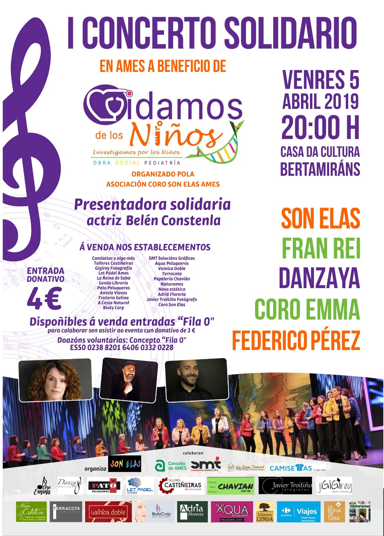 O Coro Son Elas celebra hoxe o I Concerto Solidario en beneficio de Obra Social Pediatría O Coro Son Elas celebra hoxe o I Concerto Solidario en beneficio de Obra Social Pediatría
