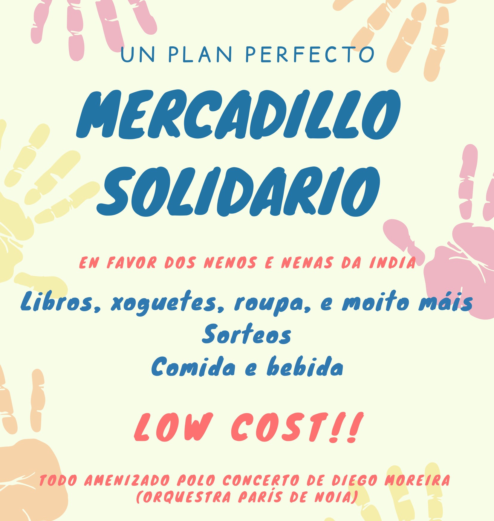 O CEIP Agro do Muíño organiza este sábado un mercadillo solidario en beneficio dos escolares de Bombai O CEIP Agro do Muíño organiza este sábado un mercadillo solidario en beneficio dos escolares de Bombai