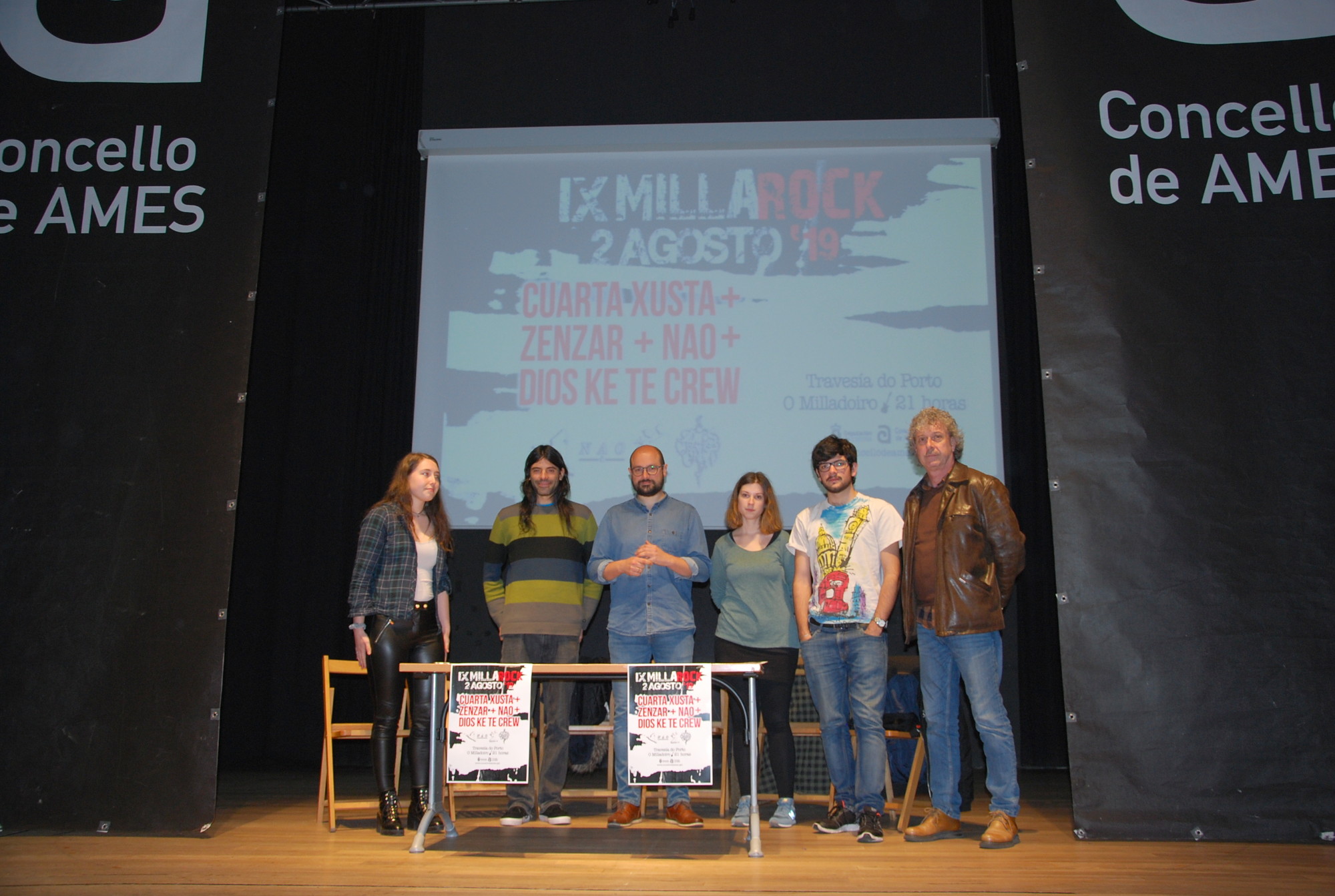 Cuarta Xusta, Zënzar, Nao e Dios ke te crew actuarán no IX Millarock Cuarta Xusta, Zënzar, Nao e Dios ke te crew actuarán no IX Millarock