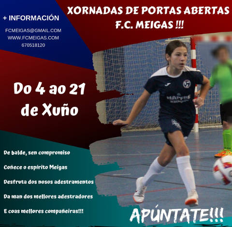 Xornada de portas abertas do Fútbol Club Meigas