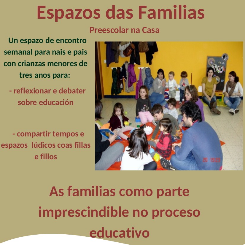 Imaxe Espazos das Familias - Preescolar na casa Imaxe Espazos das Familias - Preescolar na casa