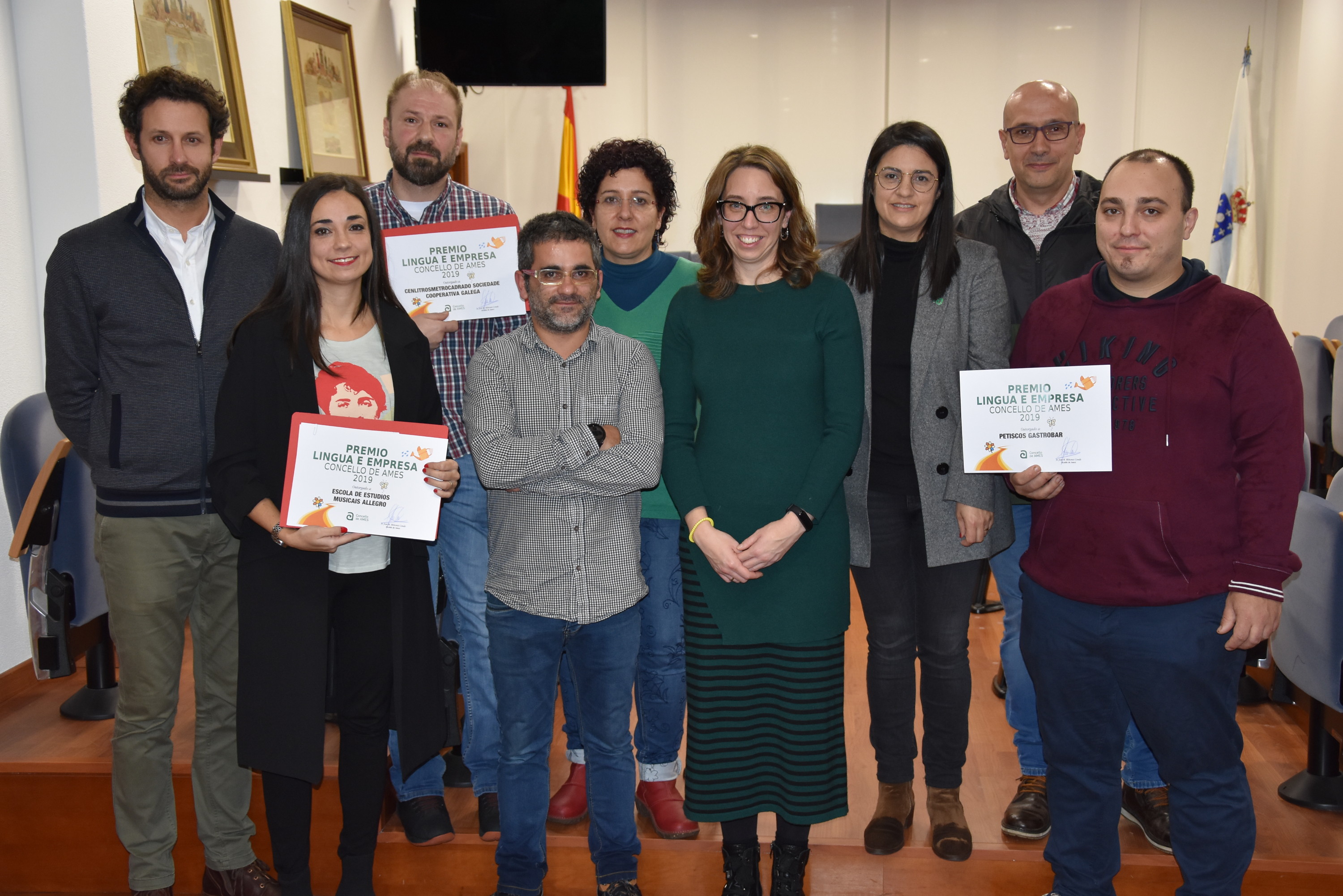 Entrega premios Lingua e Empresa Entrega premios Lingua e Empresa