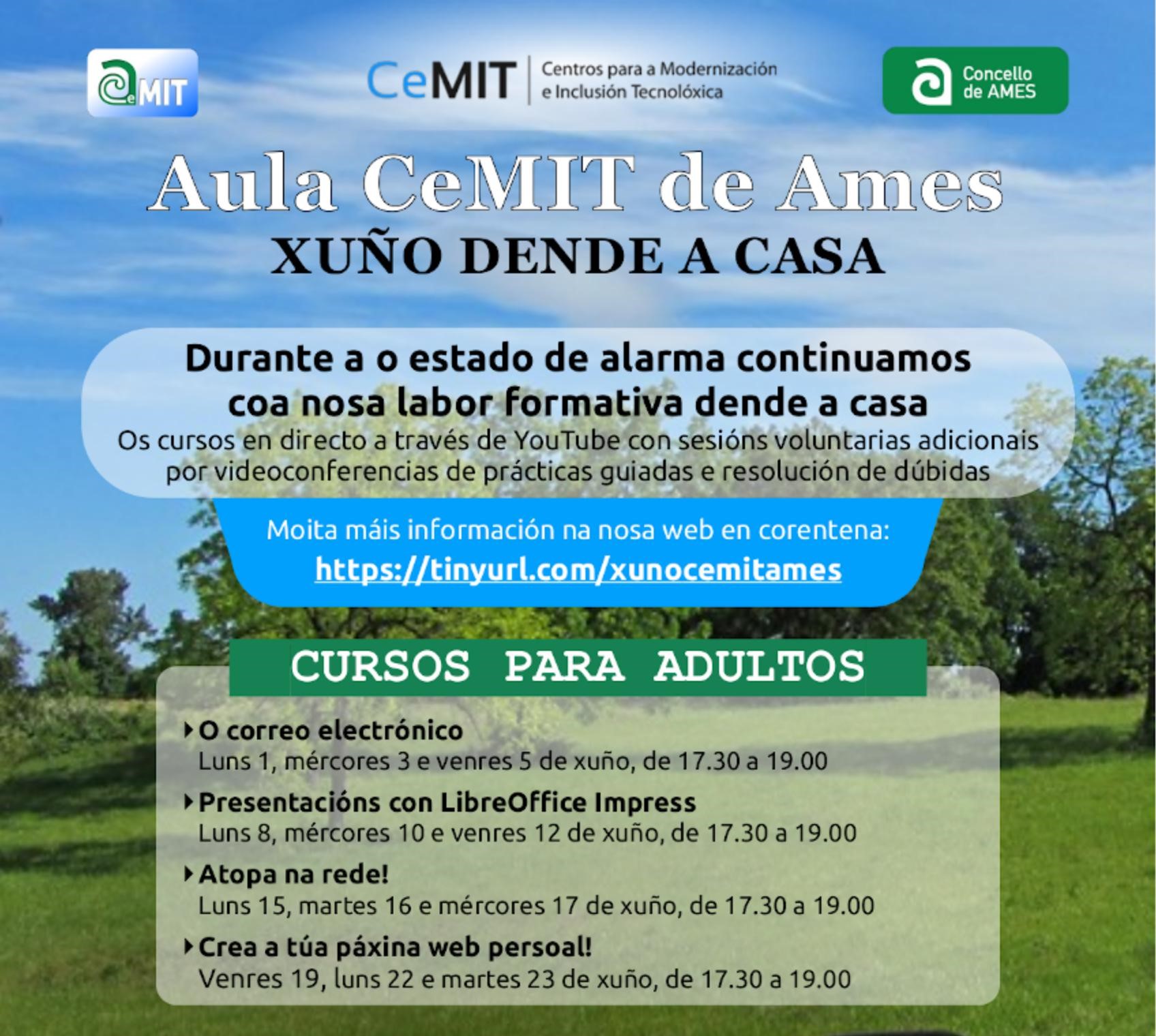 Cartel Aula CeMIT xuño Cartel Aula CeMIT xuño