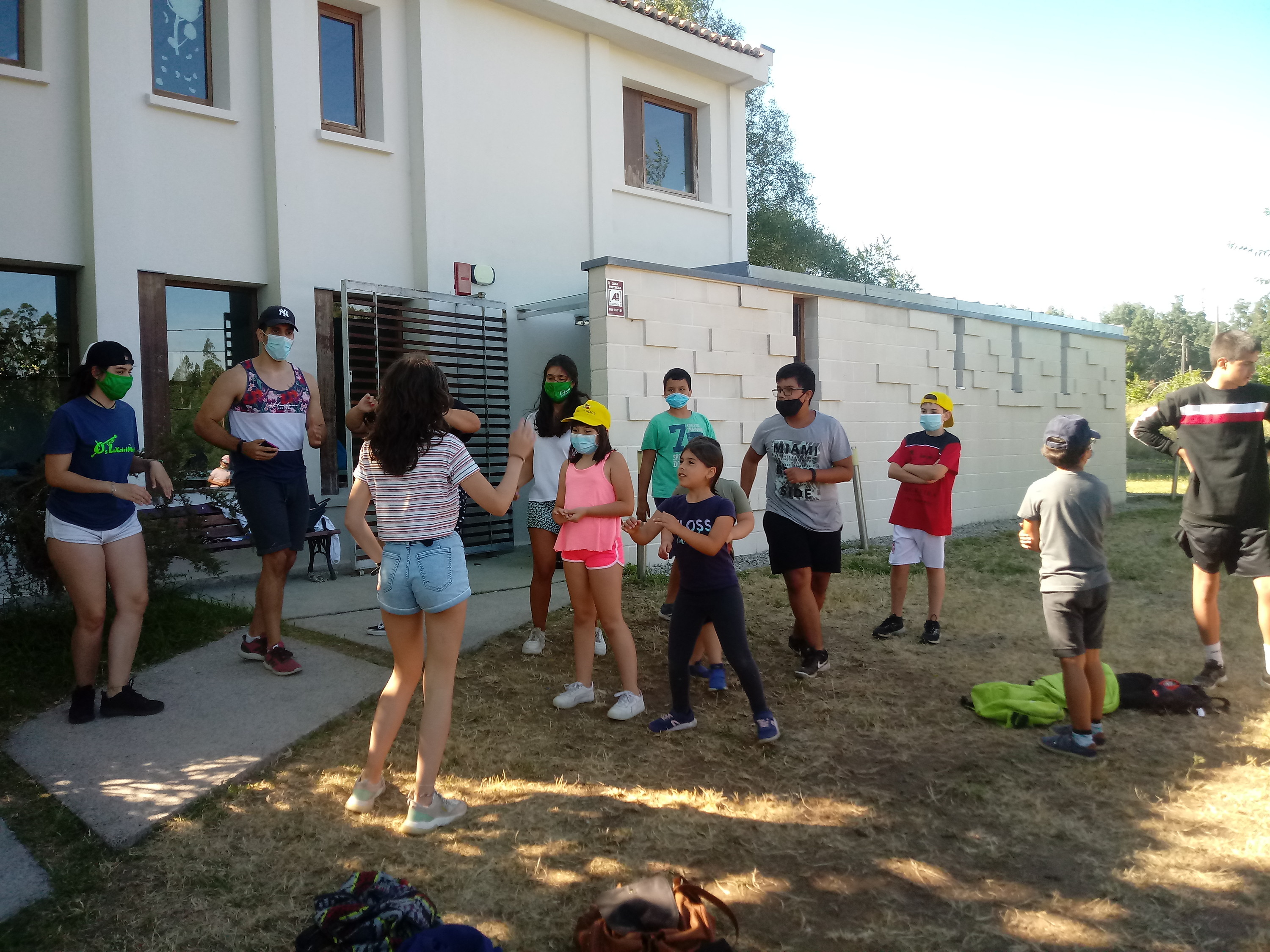 Imaxe do campamento urbano da Aula da Natureza Imaxe do campamento urbano da Aula da Natureza