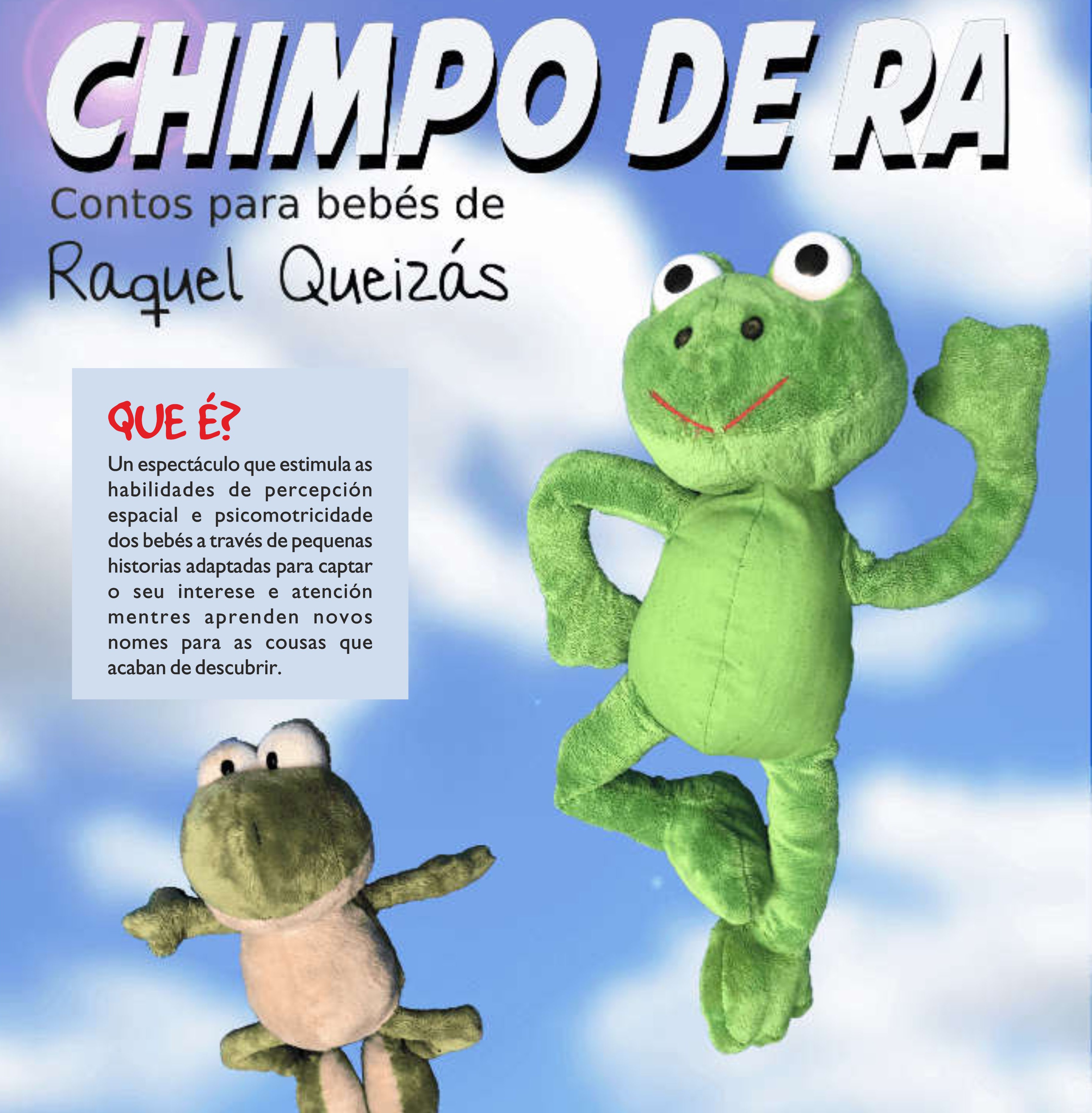 Cartel informativo de Chimpo de ra. Cartel informativo de Chimpo de ra.