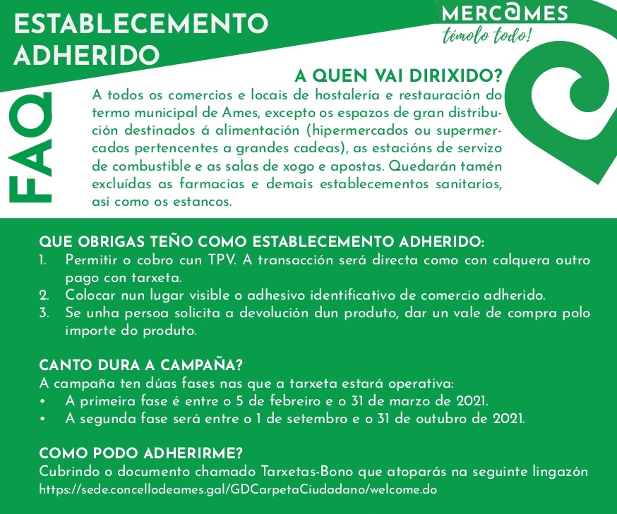 O Concello repartirá flyers estre os establecementos de Ames sobre a campaña merc@ames O Concello repartirá flyers estre os establecementos de Ames sobre a campaña merc@ames