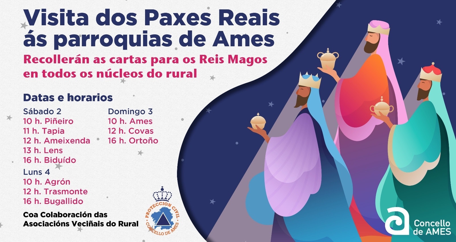 Paxes nas parroquias Paxes nas parroquias