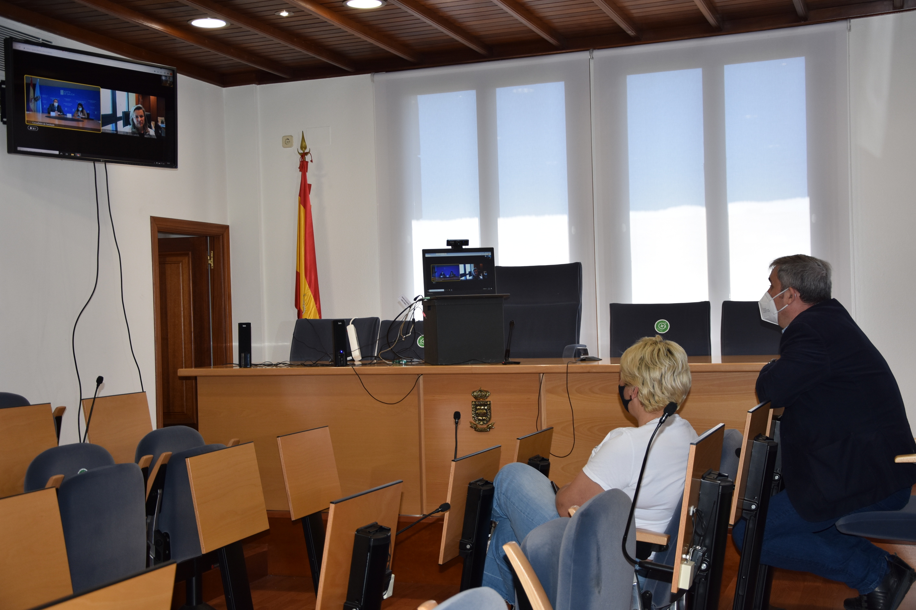 Imaxe da reunión coa Consellería de Sanidade Imaxe da reunión coa Consellería de Sanidade
