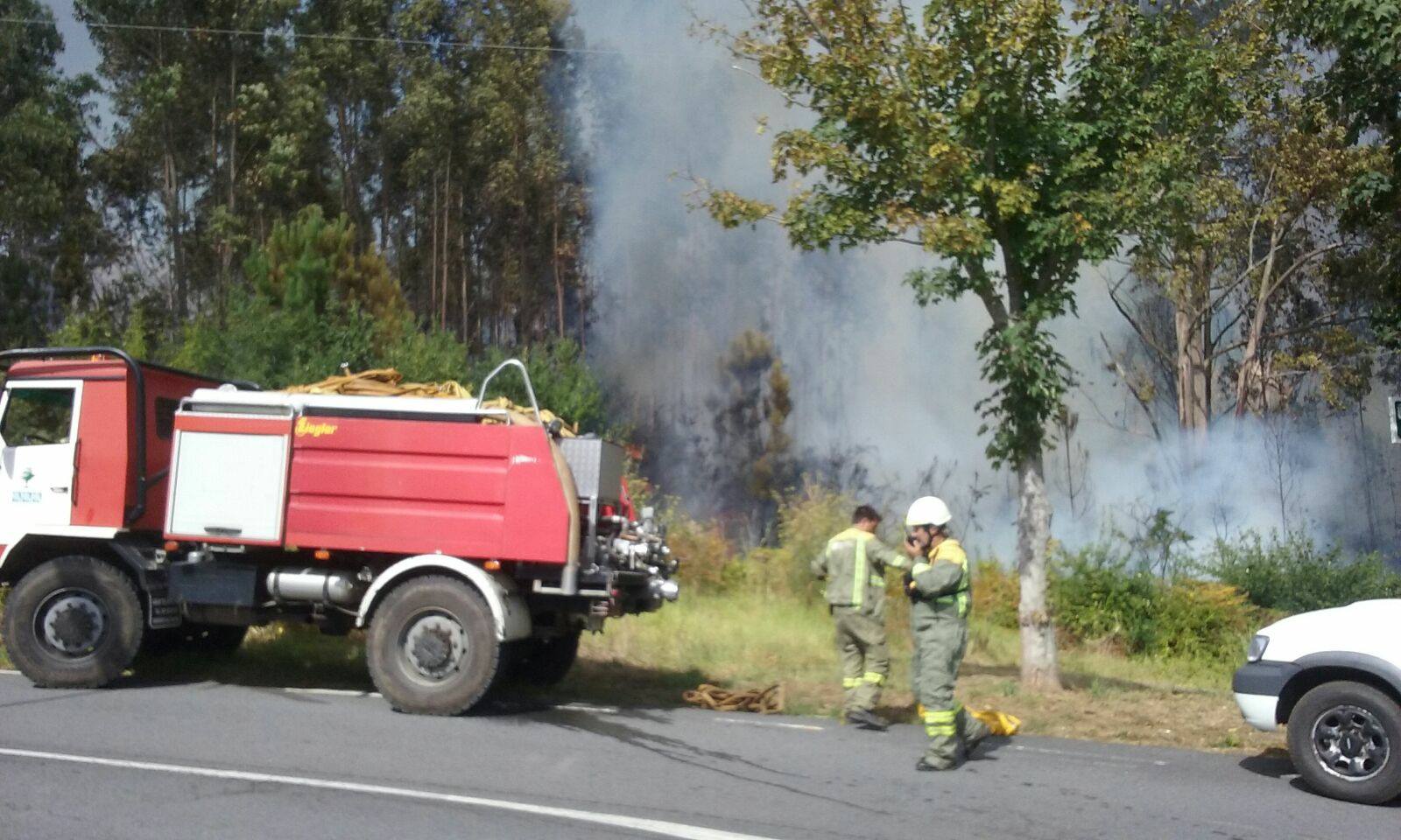 Foto de arquivo dun incendio en Aldea Nova