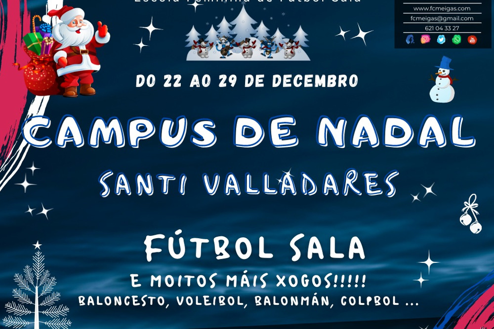 O FC Meigas e as EFS Trasgos celebran o campus de Nadal “Santi Valladares” O FC Meigas e as EFS Trasgos celebran o campus de Nadal “Santi Valladares”