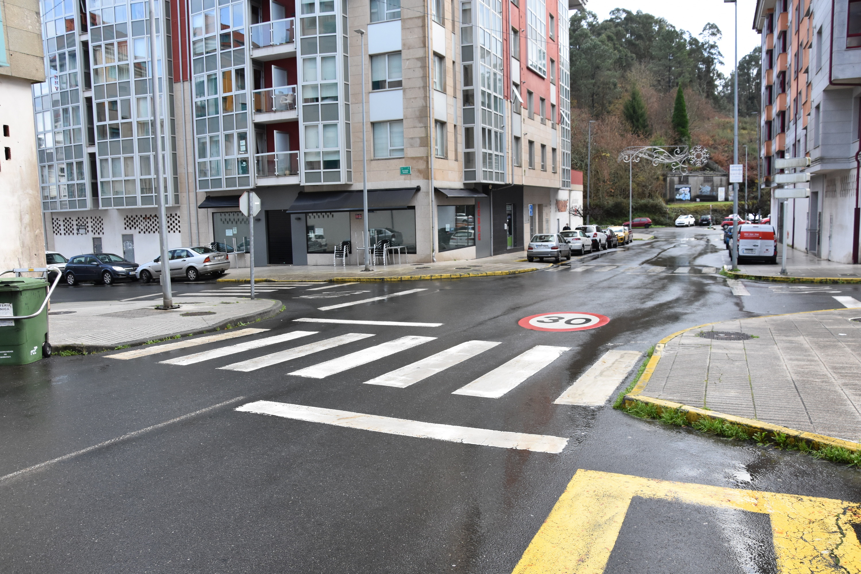 Imaxe da rúa Figueiras, no Milladoiro Imaxe da rúa Figueiras, no Milladoiro