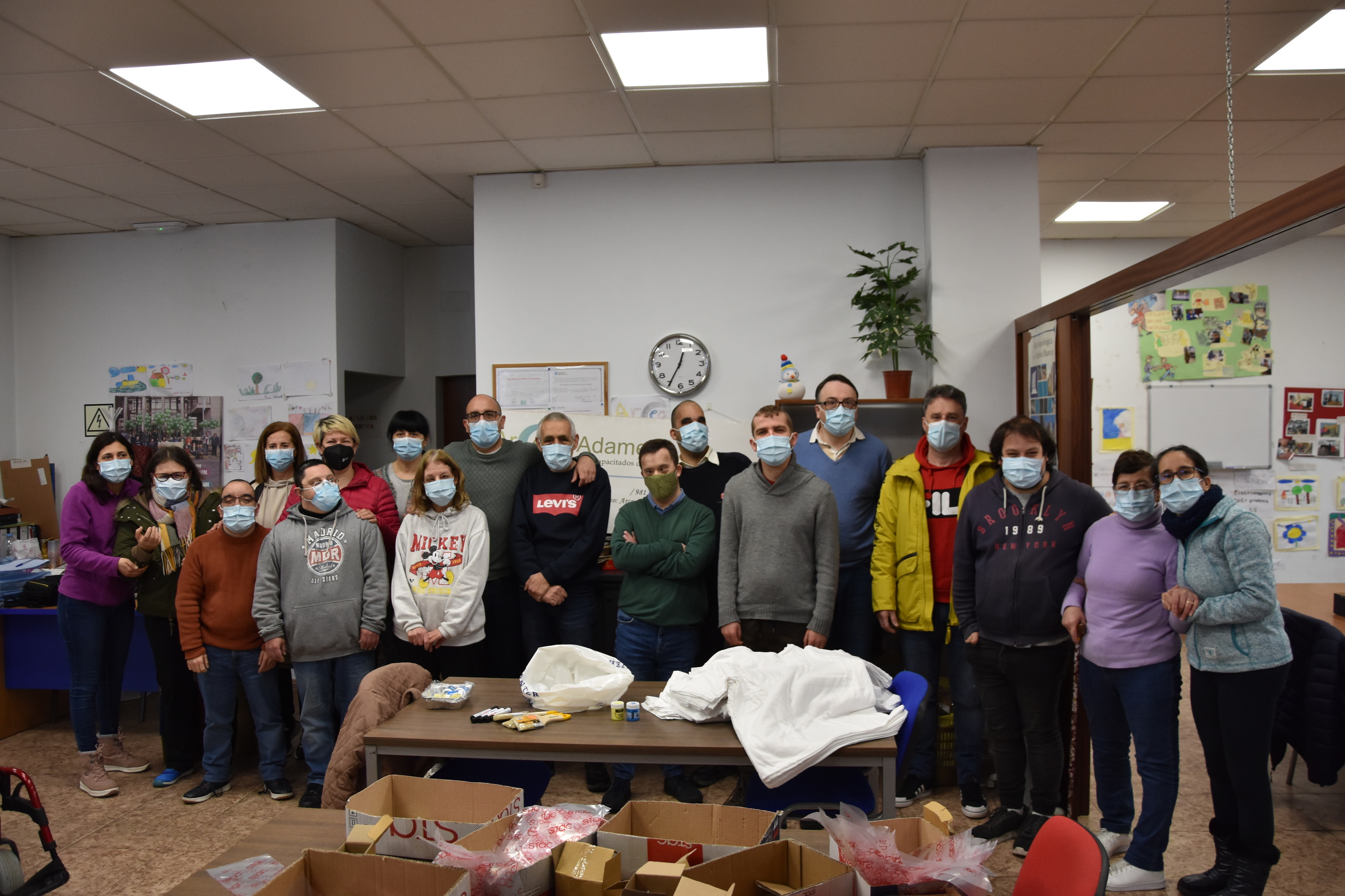 Imaxe da visita ás instalacións da asociación Arcea-Adames Imaxe da visita ás instalacións da asociación Arcea-Adames