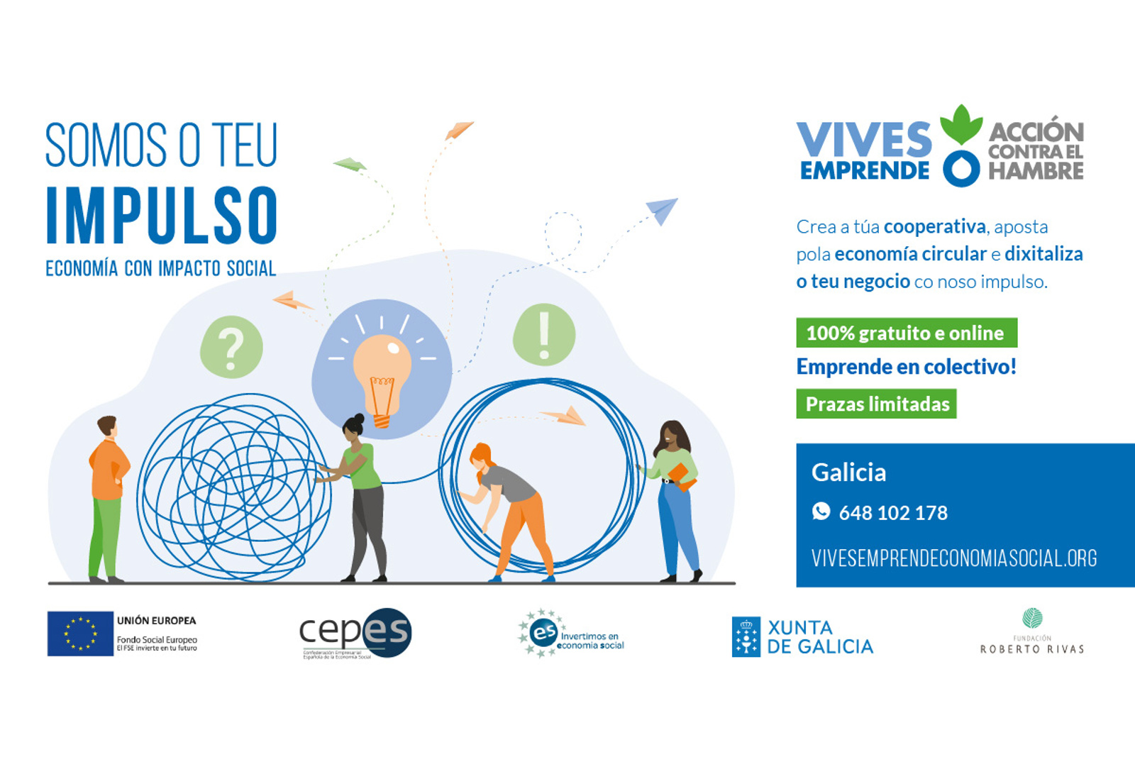Arrincan os talleres formativos para persoas desempregadas do programa Vives Emprende Arrincan os talleres formativos para persoas desempregadas do programa Vives Emprende