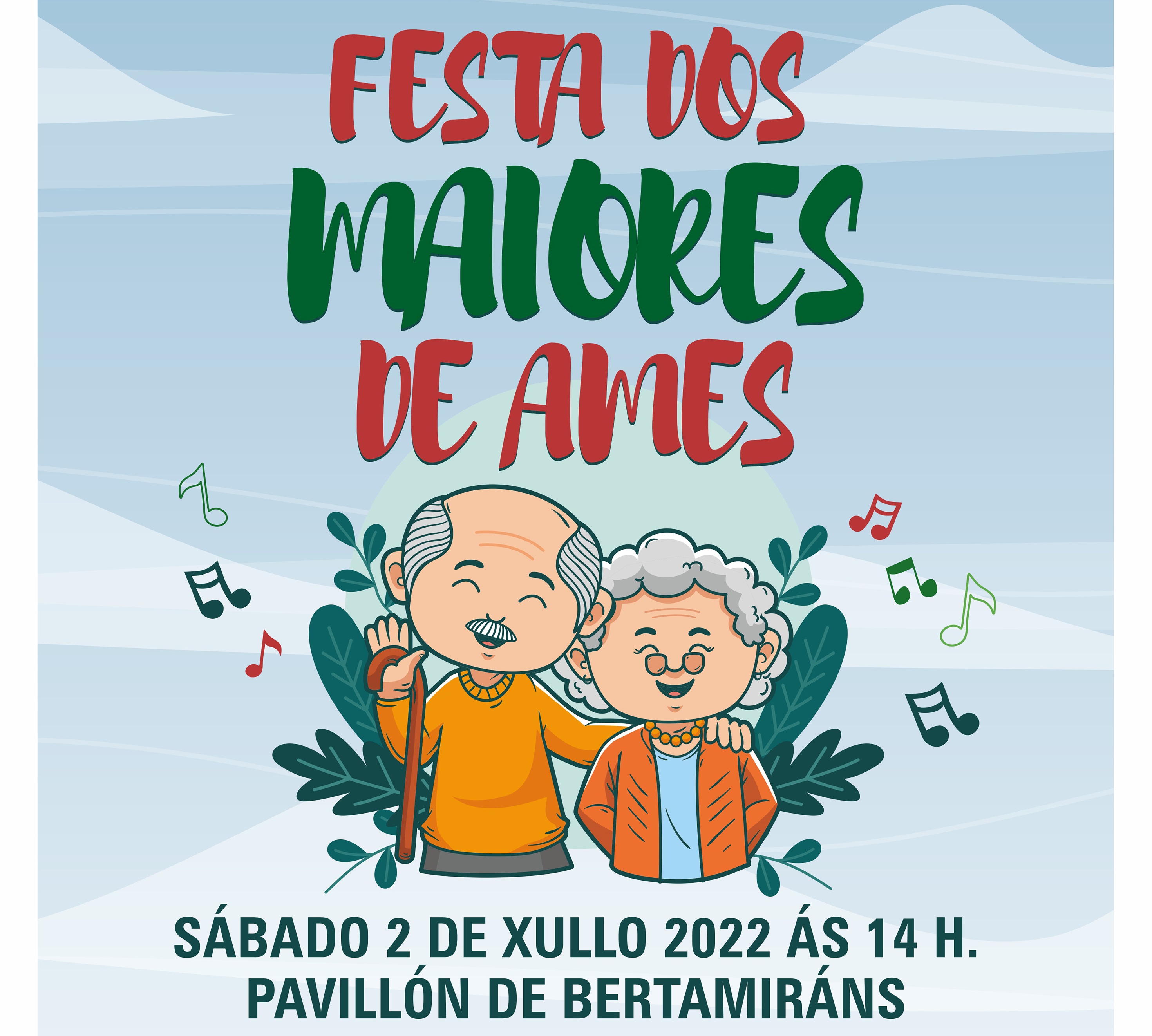 Cartaz da festa dos maiores 2022