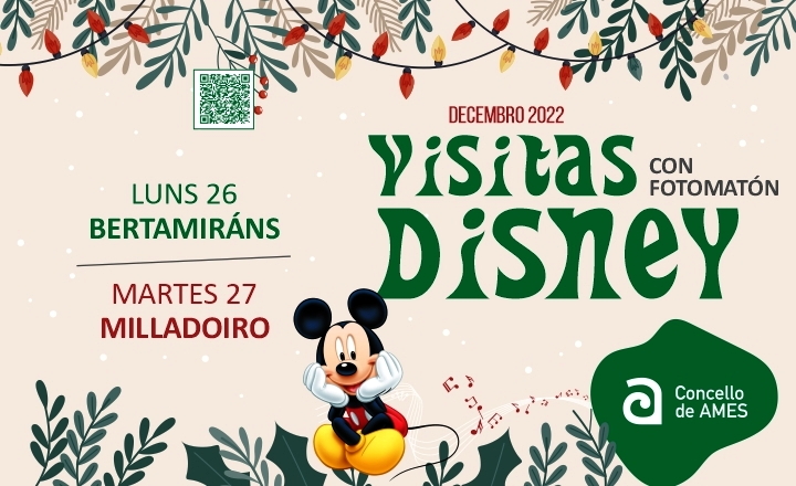Os personaxes Disney volverán por segundo ano a Ames Os personaxes Disney volverán por segundo ano a Ames