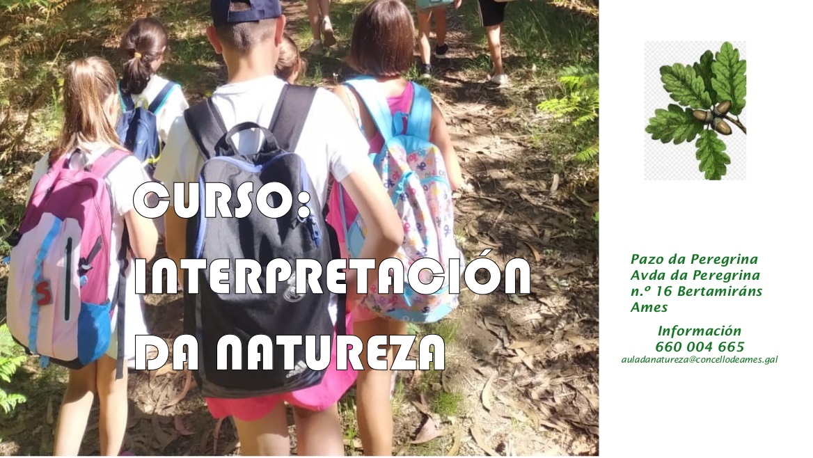 Cartaz do curso de interpretación ambiental Cartaz do curso de interpretación ambiental