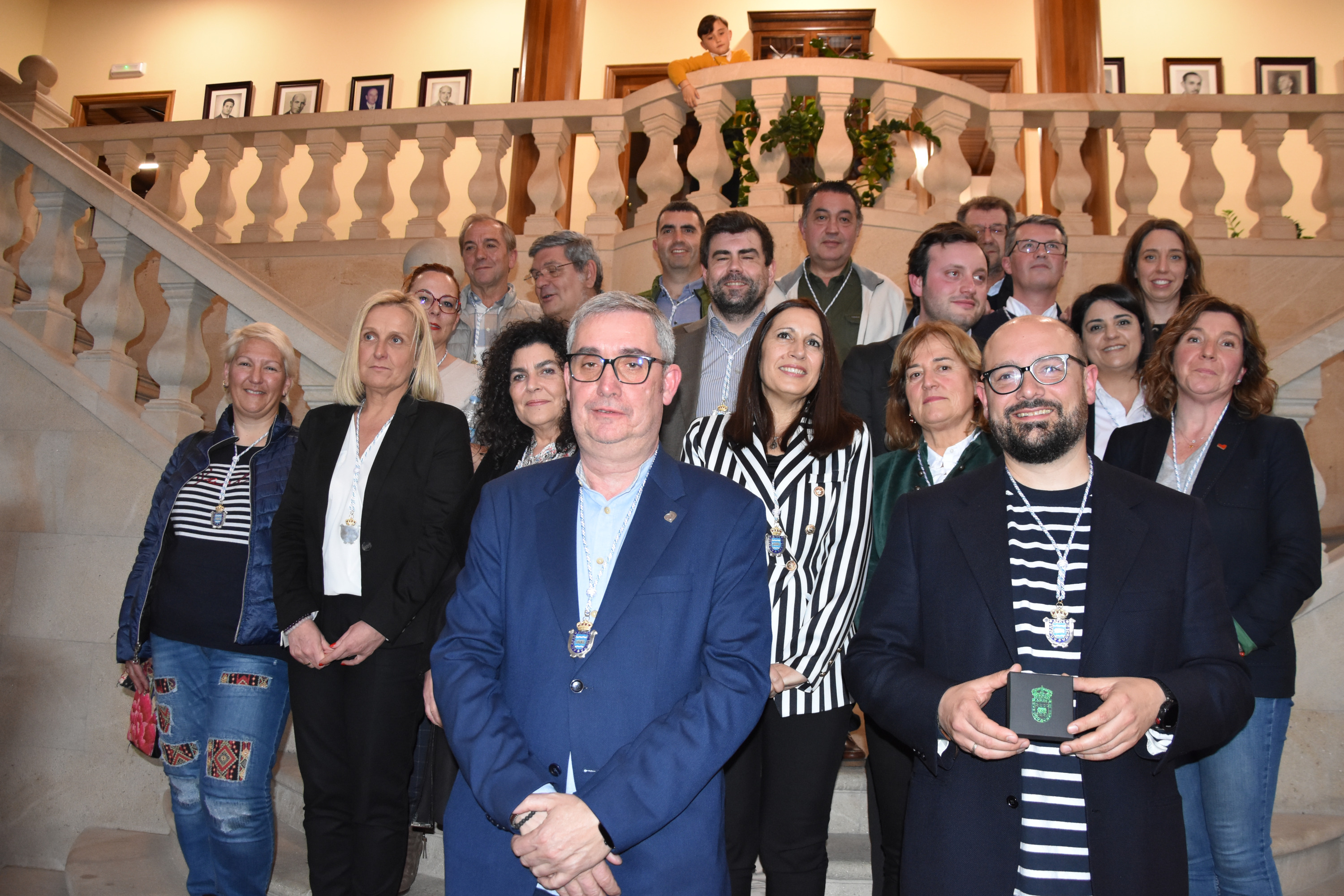 Realízase o acto de entrega de medallas á Corporación municipal de 2019-2023 Realízase o acto de entrega de medallas á Corporación municipal de 2019-2023