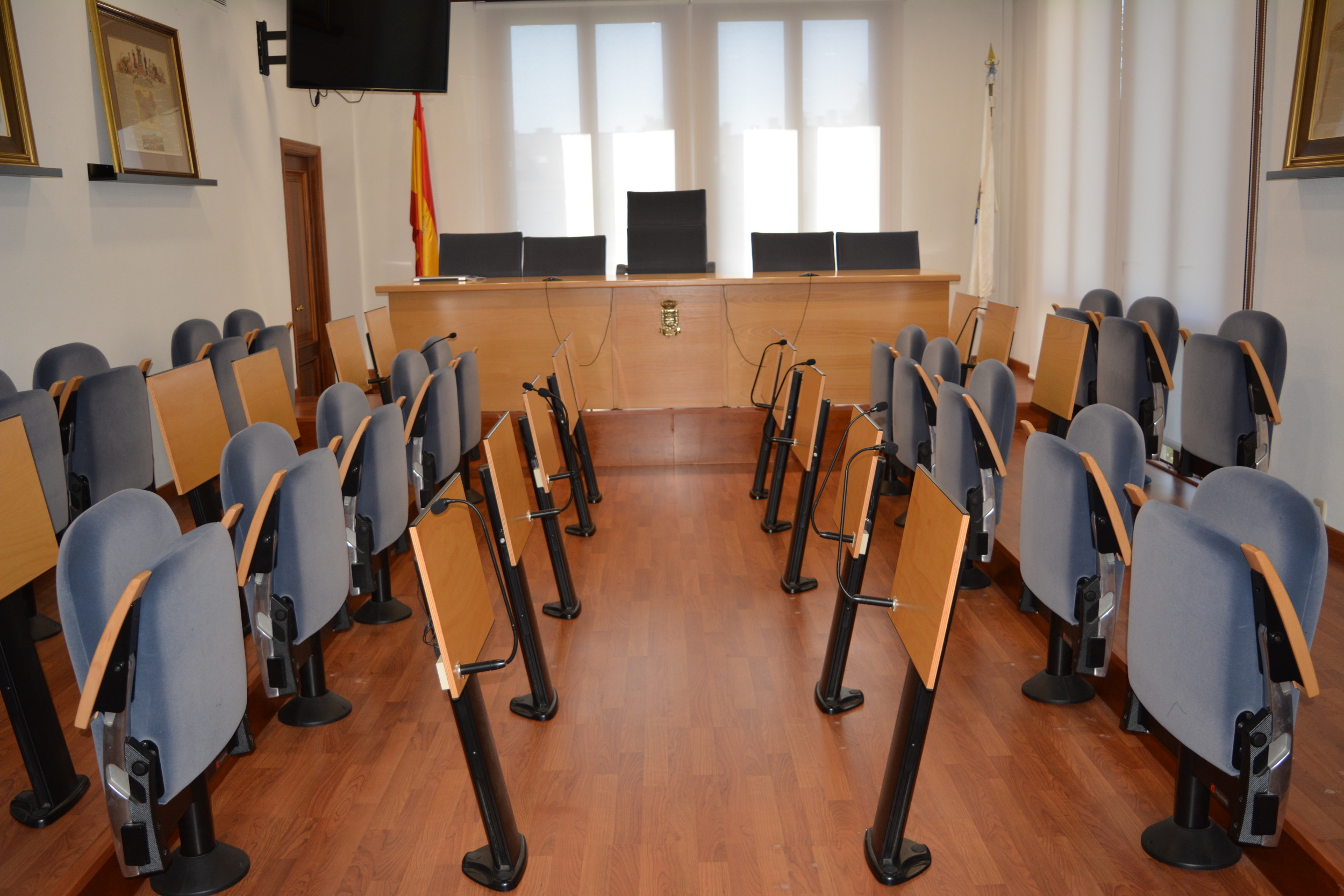 Imaxe de arquivo do salón de plenos Imaxe de arquivo do salón de plenos