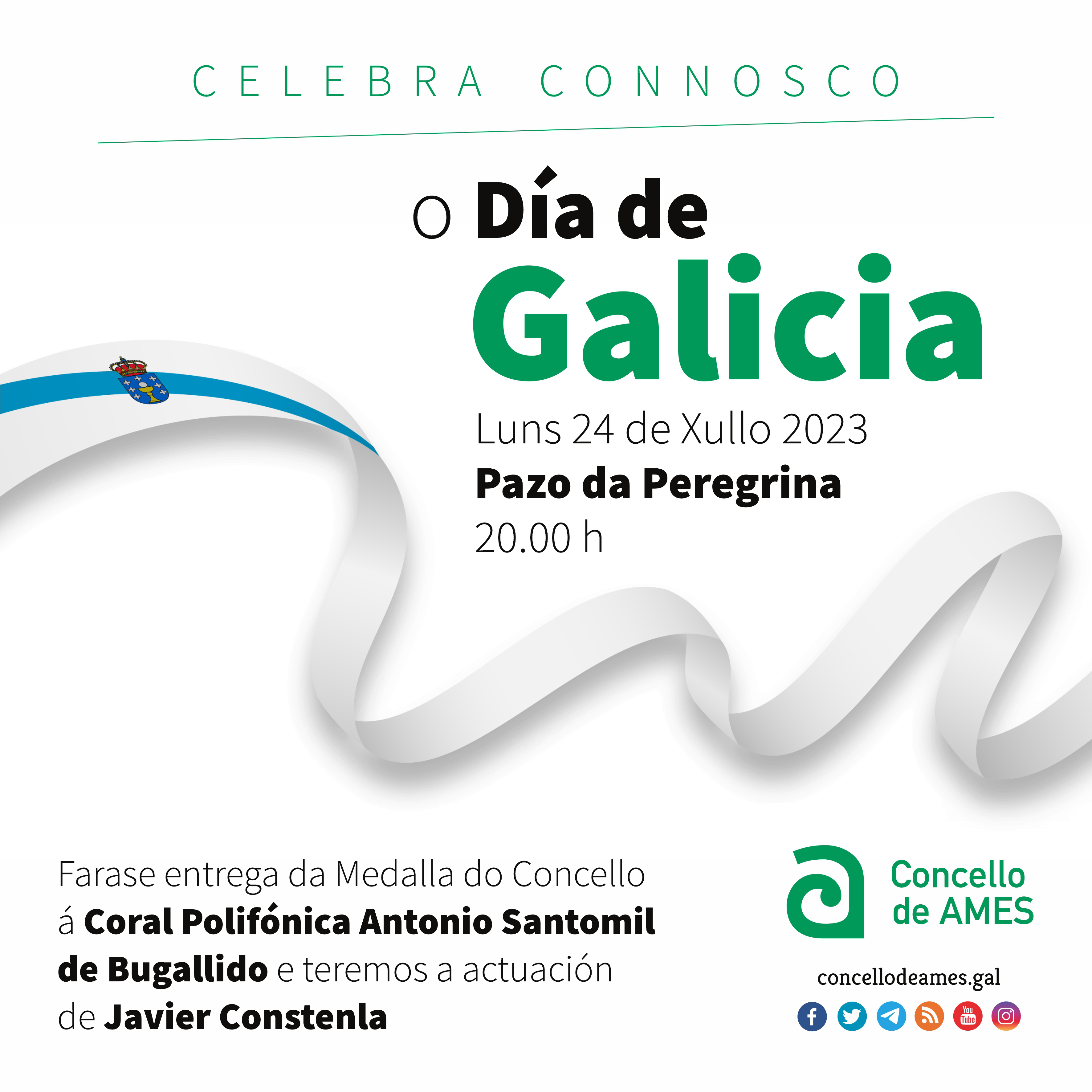 Dende o goberno e dende os partidos da oposición animan á veciñanza amesá a que asistan a este evento municipal. Dende o goberno e dende os partidos da oposición animan á veciñanza amesá a que asistan a este evento municipal.
