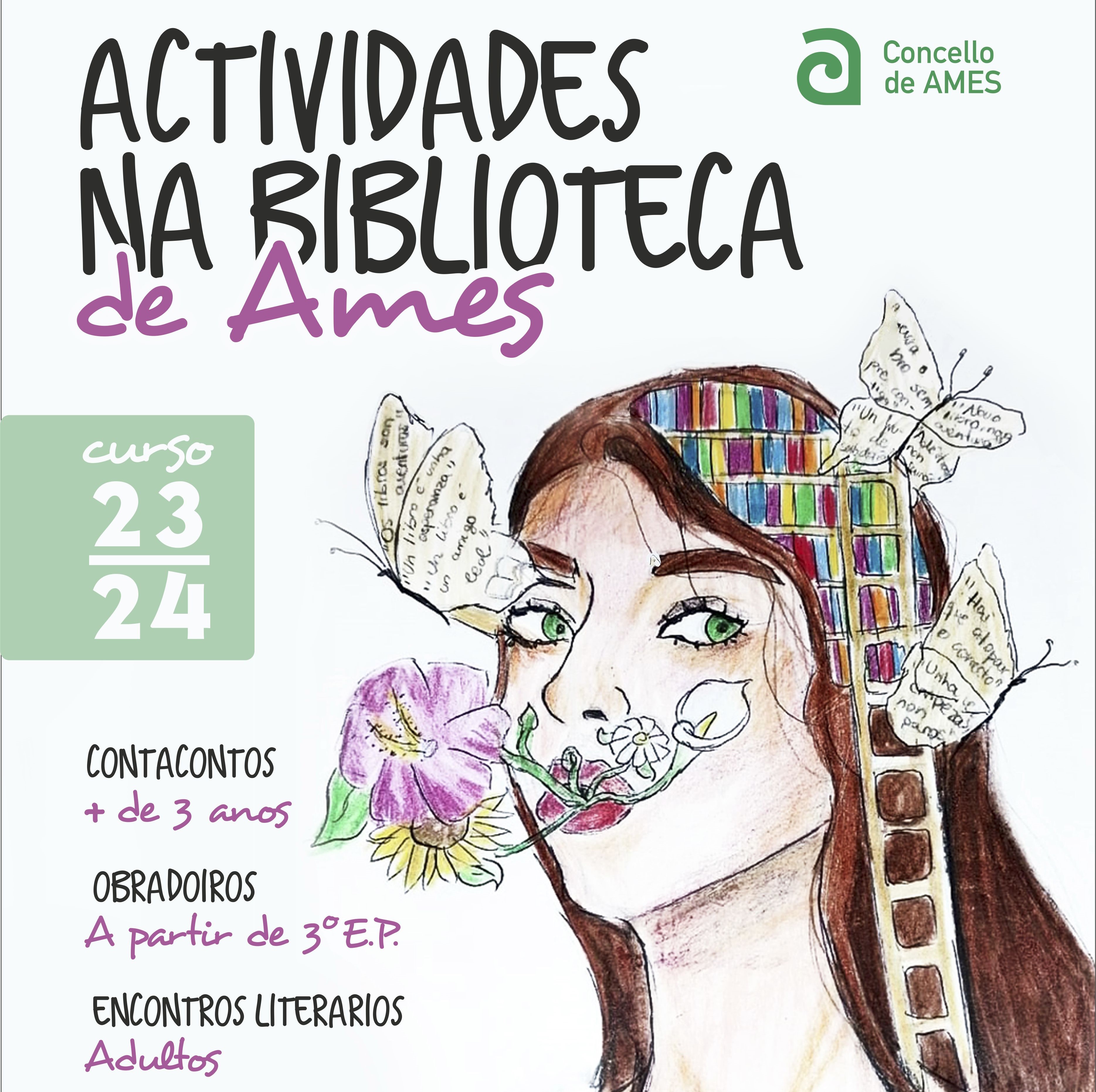 Cartaz da programación das bibliotecas para o último trimestre do 2023 Cartaz da programación das bibliotecas para o último trimestre do 2023