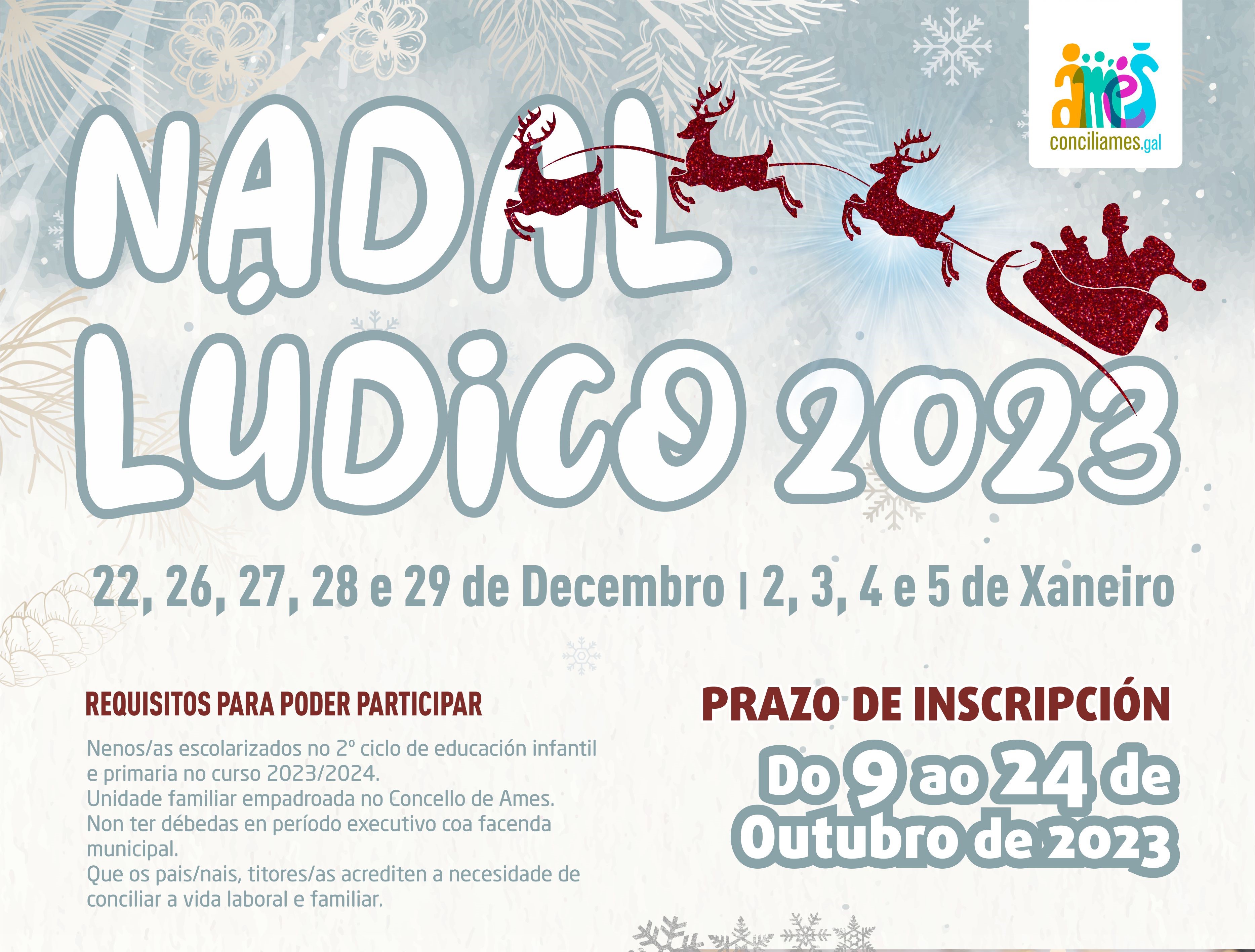 Cartaz do Nadal Lúdico 2023 Cartaz do Nadal Lúdico 2023
