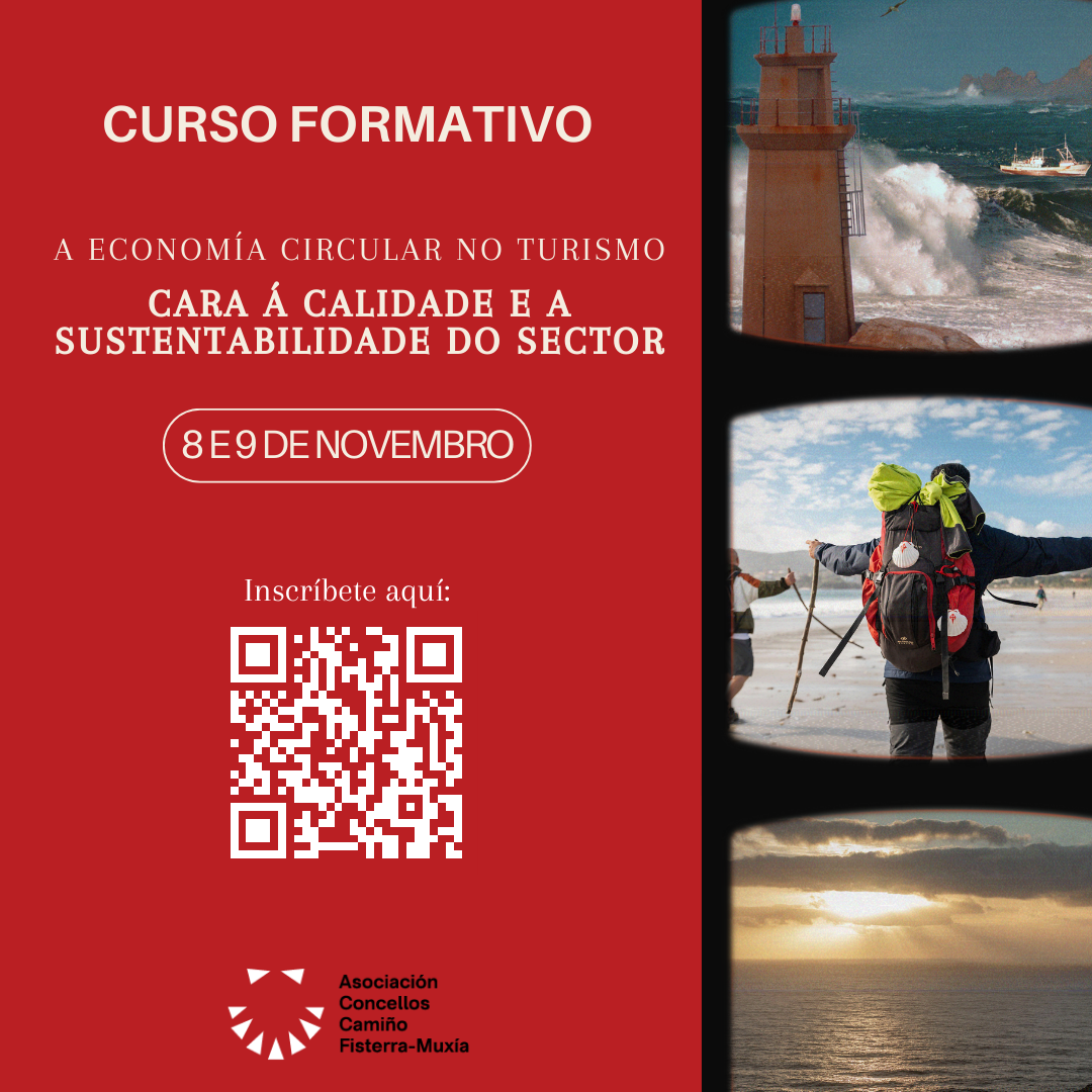 Cartaz do curso sobre economía circular 
