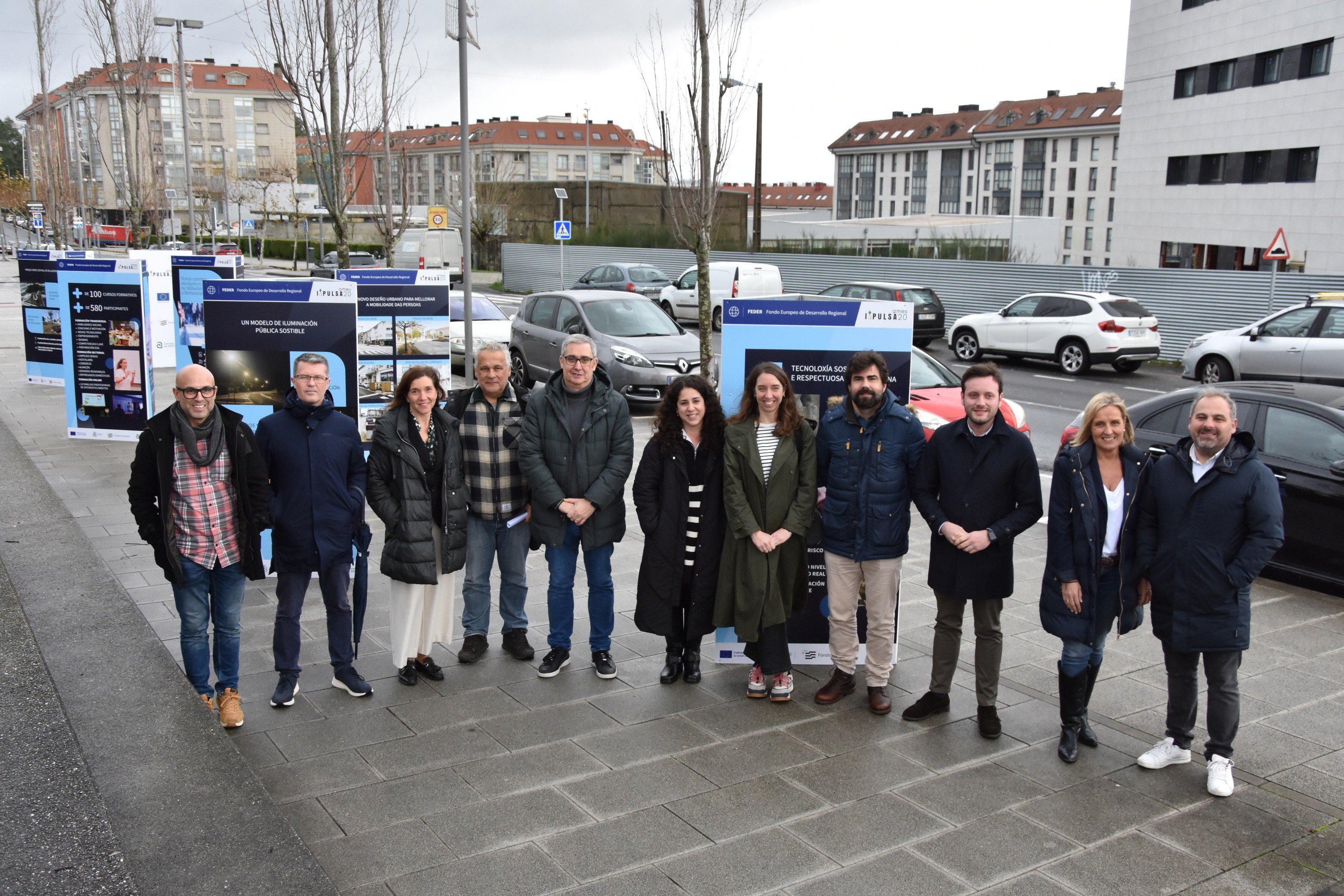 Imaxe do acto realizado hoxe pola mañá no Milladoiro Imaxe do acto realizado hoxe pola mañá no Milladoiro