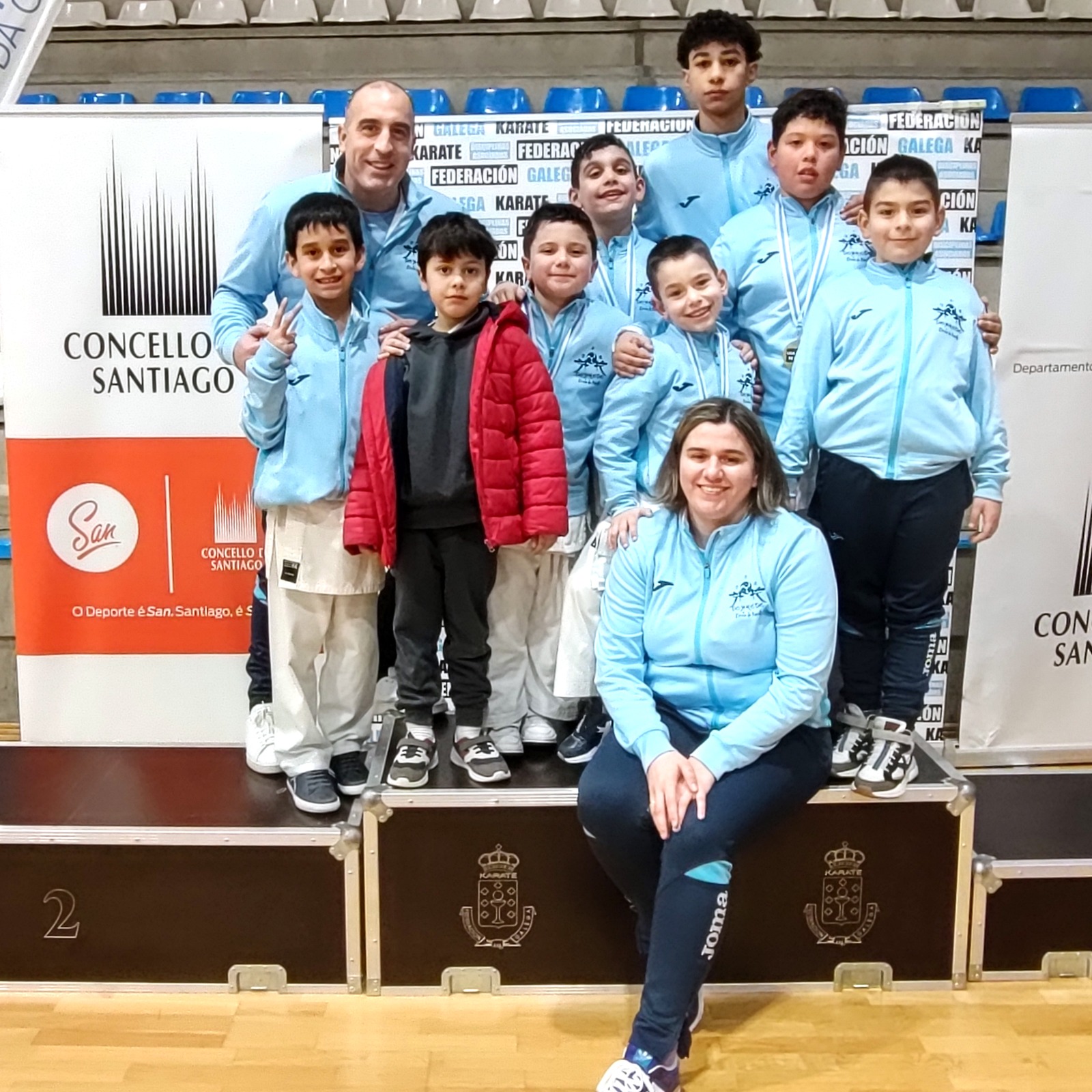 A escola de karate Dokkodo logra cinco medallas na segunda xornada da Liga galega de karate A escola de karate Dokkodo logra cinco medallas na segunda xornada da Liga galega de karate