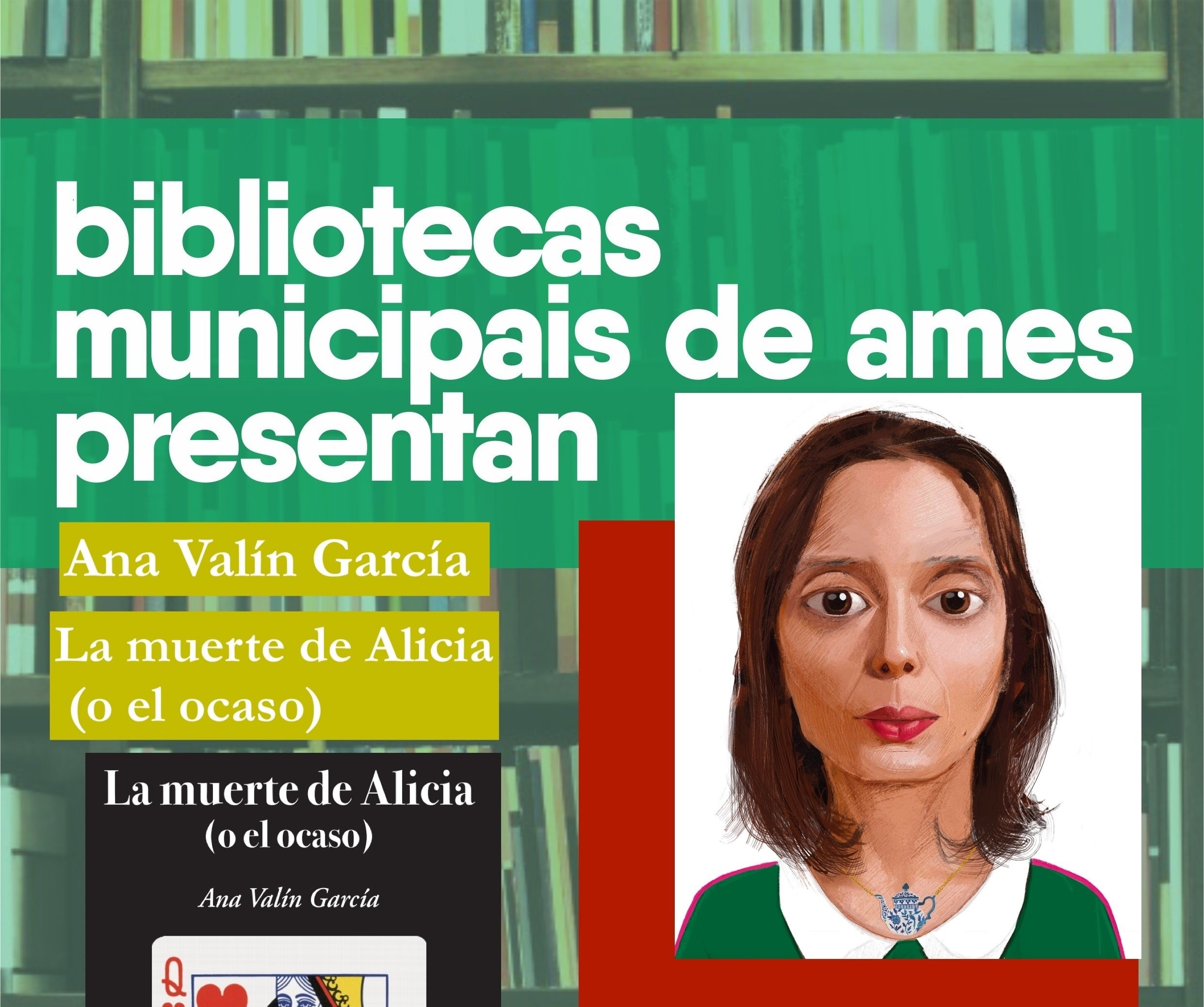 Ana Valín presenta a súa última obra “La muerte de Alicia” Ana Valín presenta a súa última obra “La muerte de Alicia”