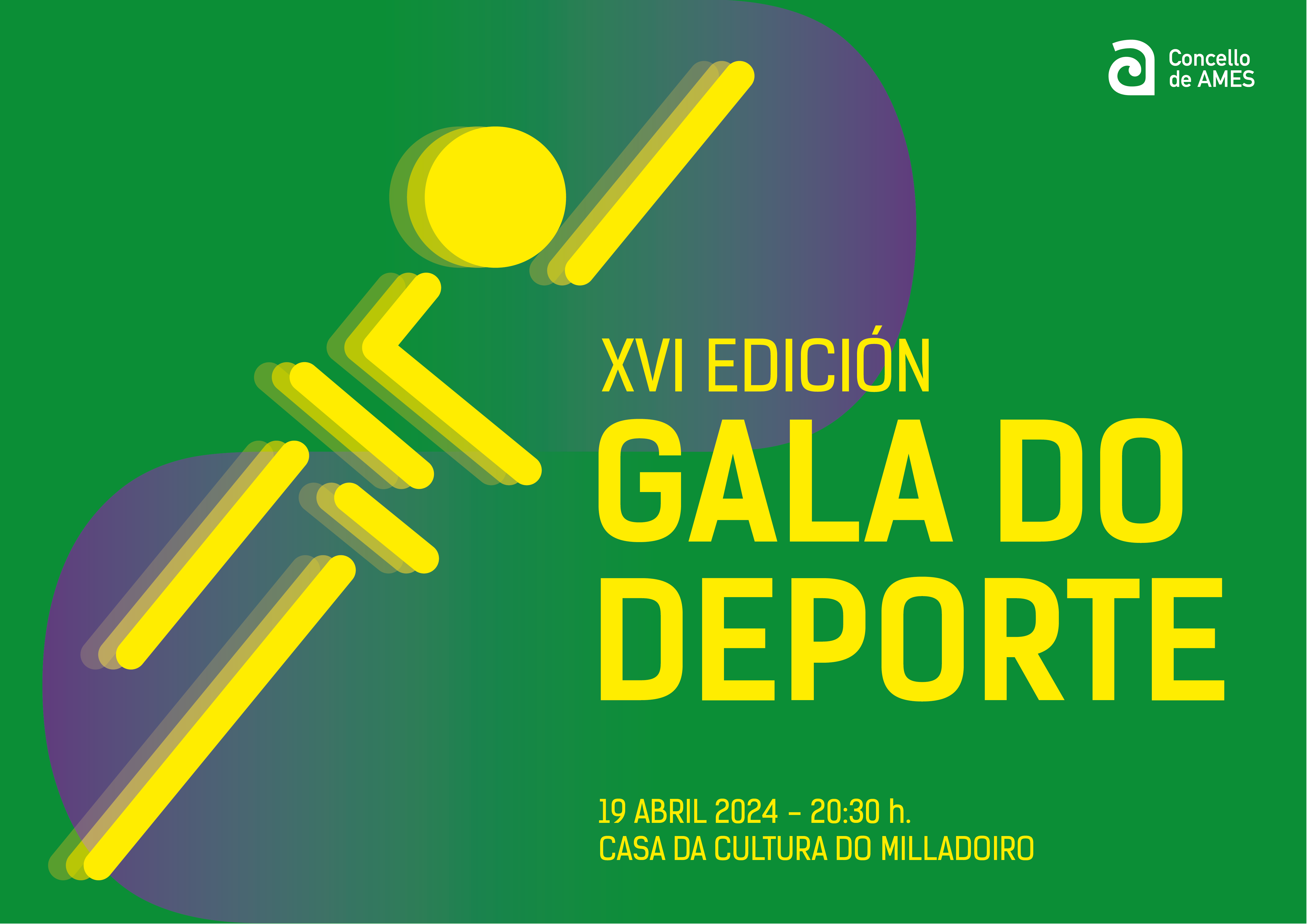 O Concello de Ames celebra este venres a XVI Gala do Deporte na Casa da Cultura do Milladoiro O Concello de Ames celebra este venres a XVI Gala do Deporte na Casa da Cultura do Milladoiro