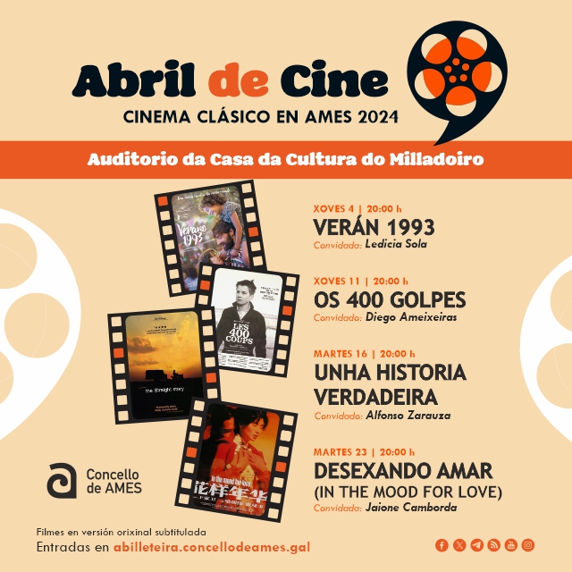 Este martes, 16 de abril, proxéctase o terceiro filme do ciclo Abril de Cine Este martes, 16 de abril, proxéctase o terceiro filme do ciclo Abril de Cine