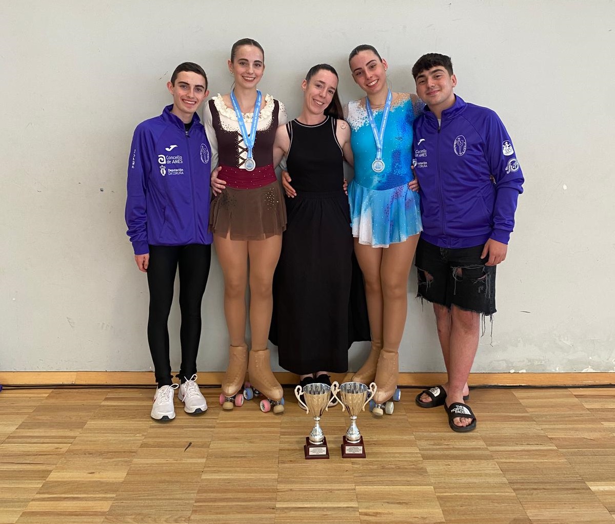 María Peña, Inés Peña e Jorge Sanmartín participarán esta semana no Campionato de España de patinaxe artística María Peña, Inés Peña e Jorge Sanmartín participarán esta semana no Campionato de España de patinaxe artística