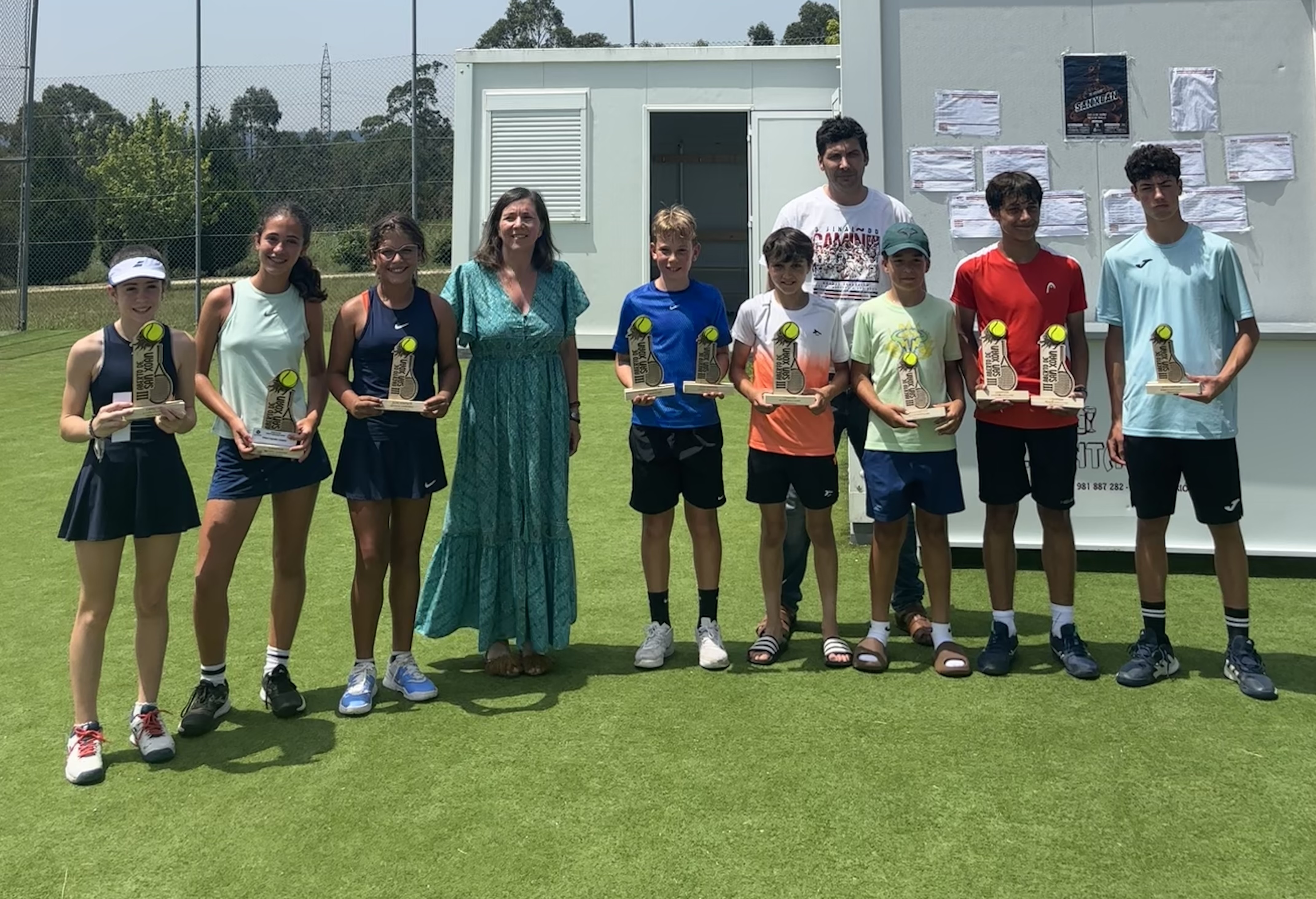 Marcos Mariño e Alejandra Vázquez proclámanse campións absolutos da III edición do Aberto de San Xoán Marcos Mariño e Alejandra Vázquez proclámanse campións absolutos da III edición do Aberto de San Xoán
