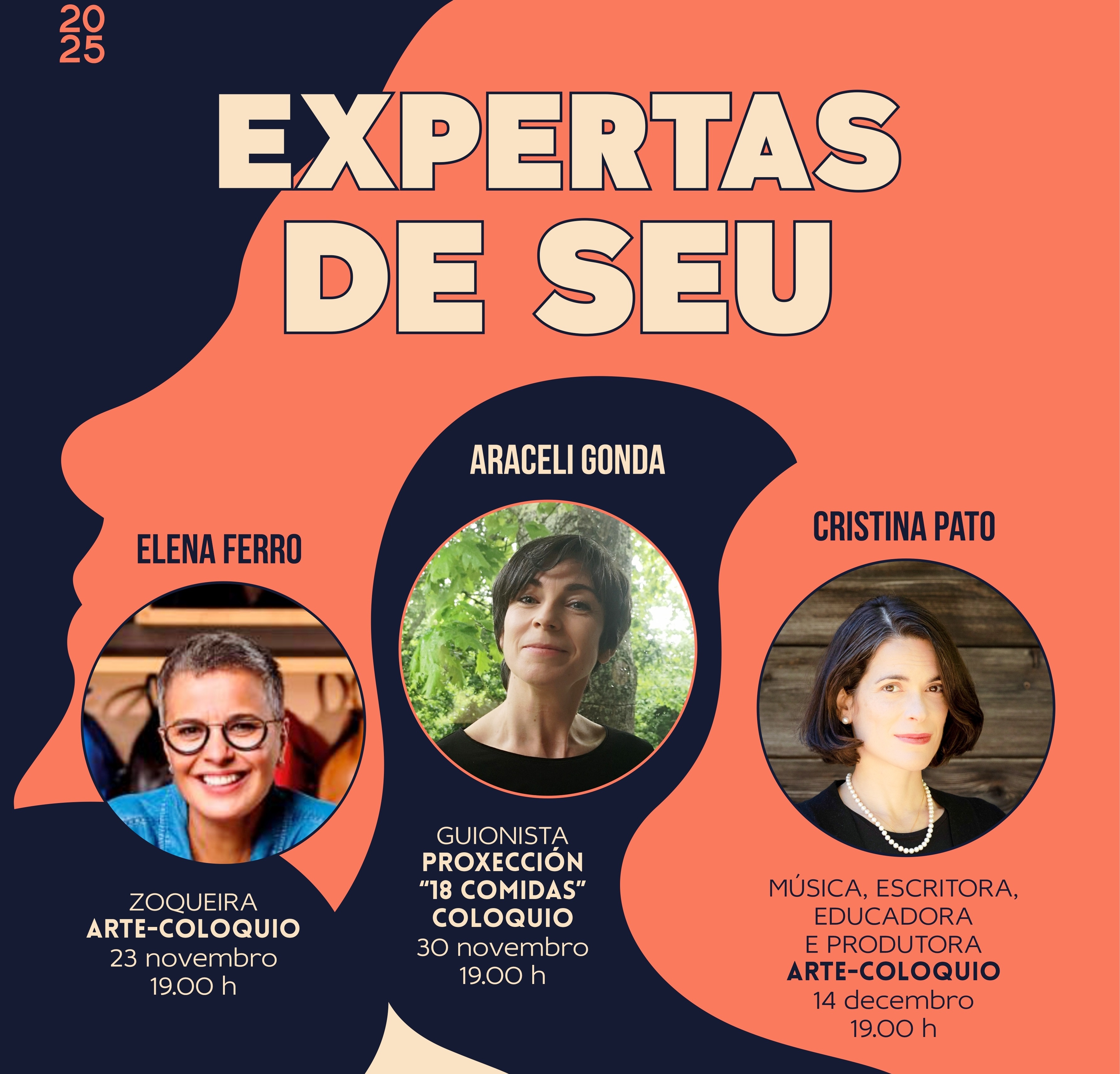 Araceli Gonda protagoniza a segunda xornada do ciclo “Expertas de seu” en Bugallido, coa proxección da película 18 comidas e un coloquio posterior Araceli Gonda protagoniza a segunda xornada do ciclo “Expertas de seu” en Bugallido, coa proxección da película 18 comidas e un coloquio posterior