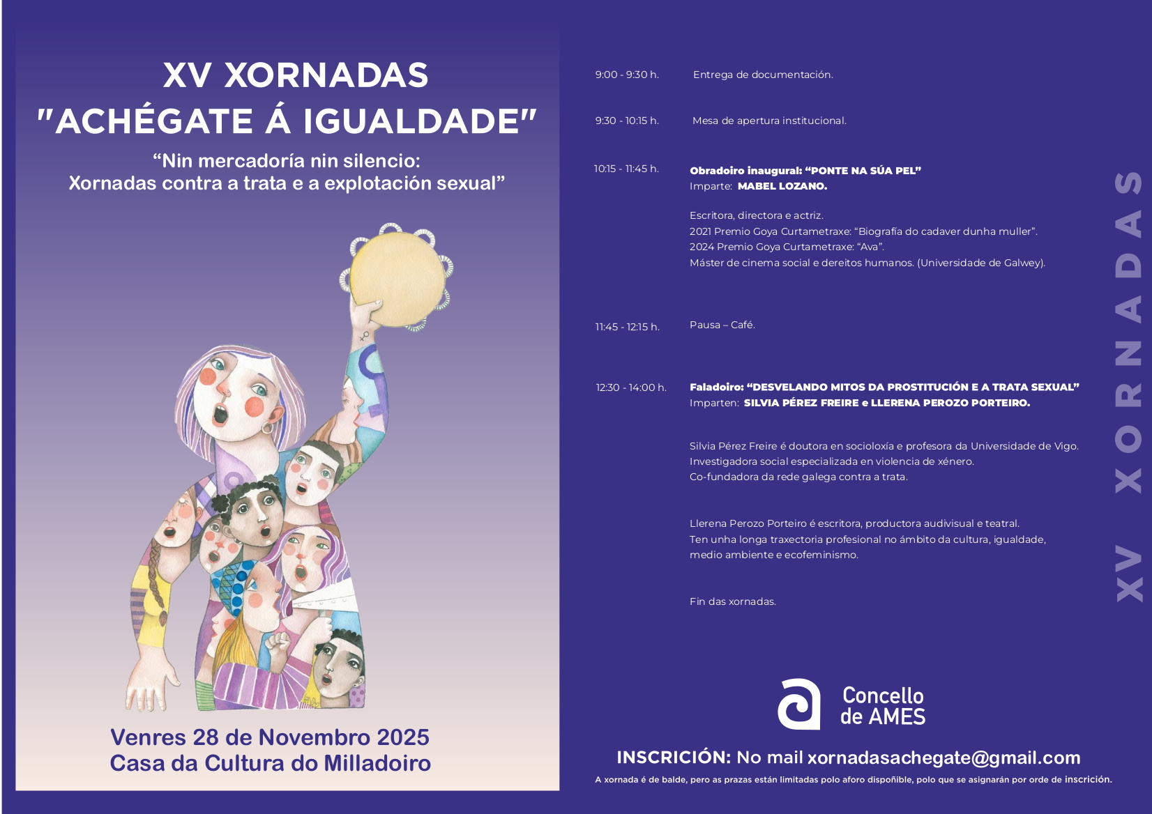 Ames conmemora o 25N con diversas actividades de concienciación sobre a violencia machista Ames conmemora o 25N con diversas actividades de concienciación sobre a violencia machista