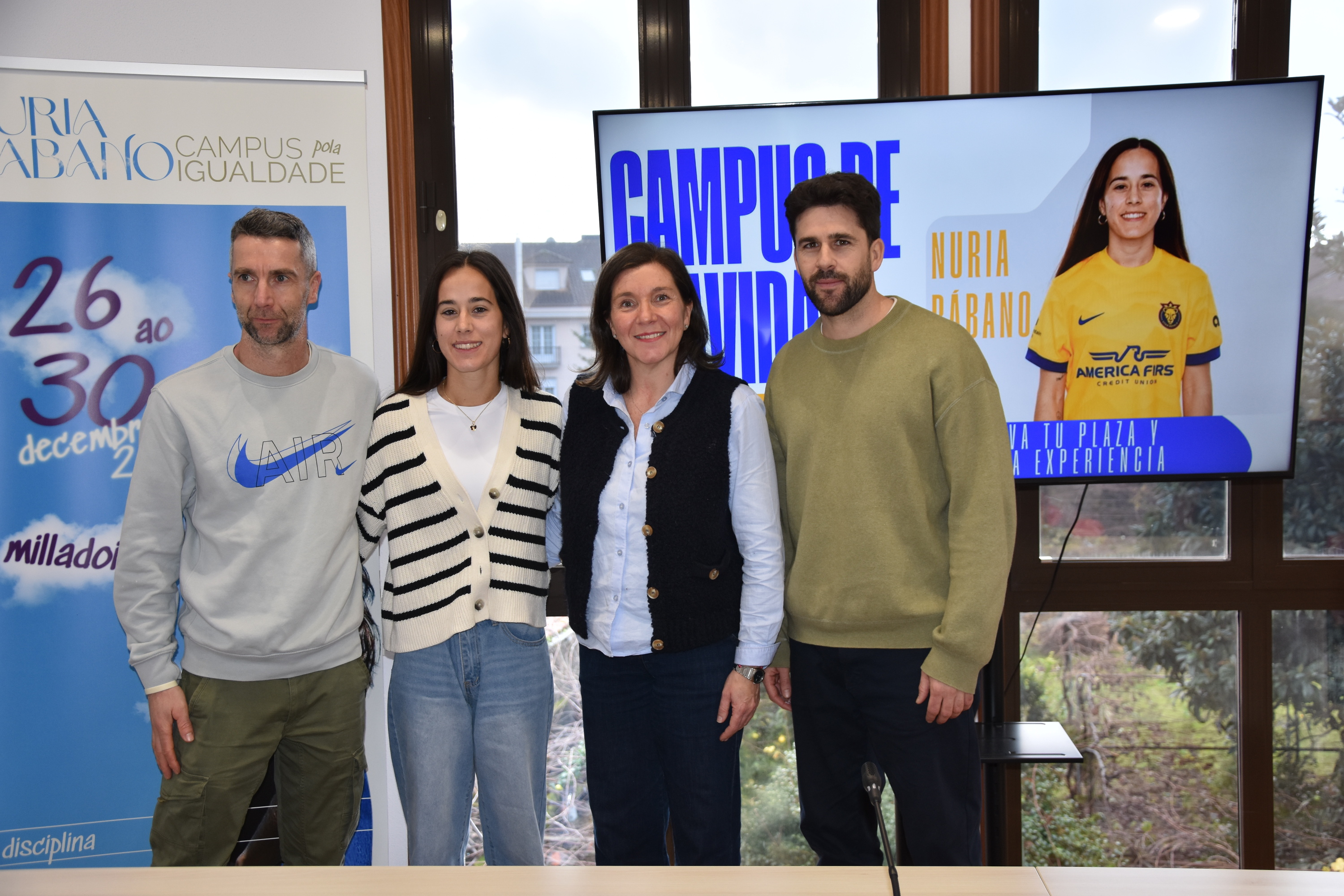 Preséntase o Campus pola Igualdade de Nuria Rábano que se vai a celebrar do 26 ao 30 de decembro no Milladoiro Preséntase o Campus pola Igualdade de Nuria Rábano que se vai a celebrar do 26 ao 30 de decembro no Milladoiro
