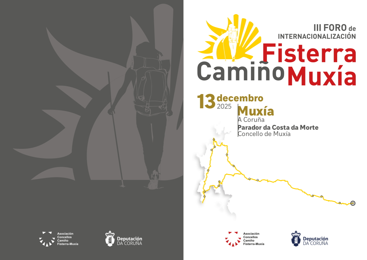 A Asociación de Concellos do Camiño Fisterra-Muxía organiza o seu III Foro de Internacionalización A Asociación de Concellos do Camiño Fisterra-Muxía organiza o seu III Foro de Internacionalización