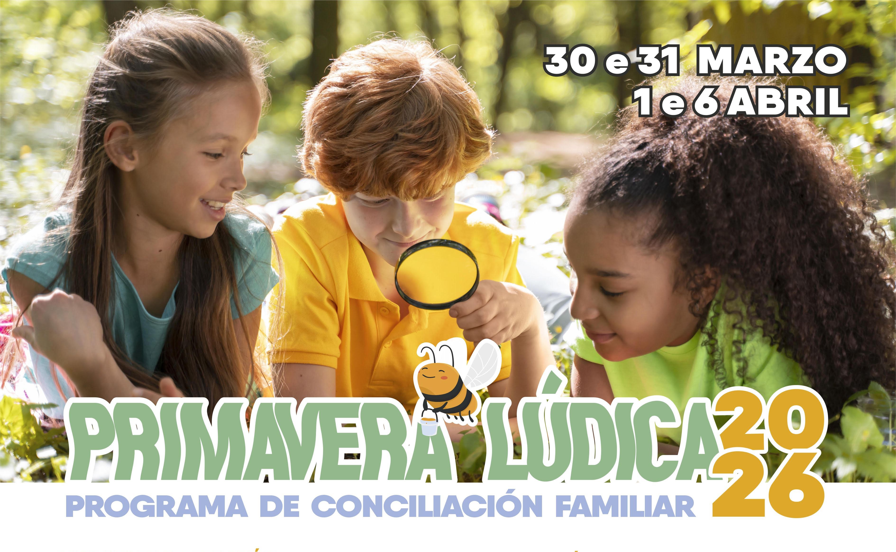 Aberto o prazo para inscribirse no programa de conciliación Primavera Lúdica 2026 Aberto o prazo para inscribirse no programa de conciliación Primavera Lúdica 2026