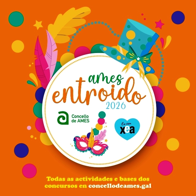 Amplíase ata o venres 13 de febreiro o prazo de inscrición para os concursos de Entroido do Concello de Ames Amplíase ata o venres 13 de febreiro o prazo de inscrición para os concursos de Entroido do Concello de Ames