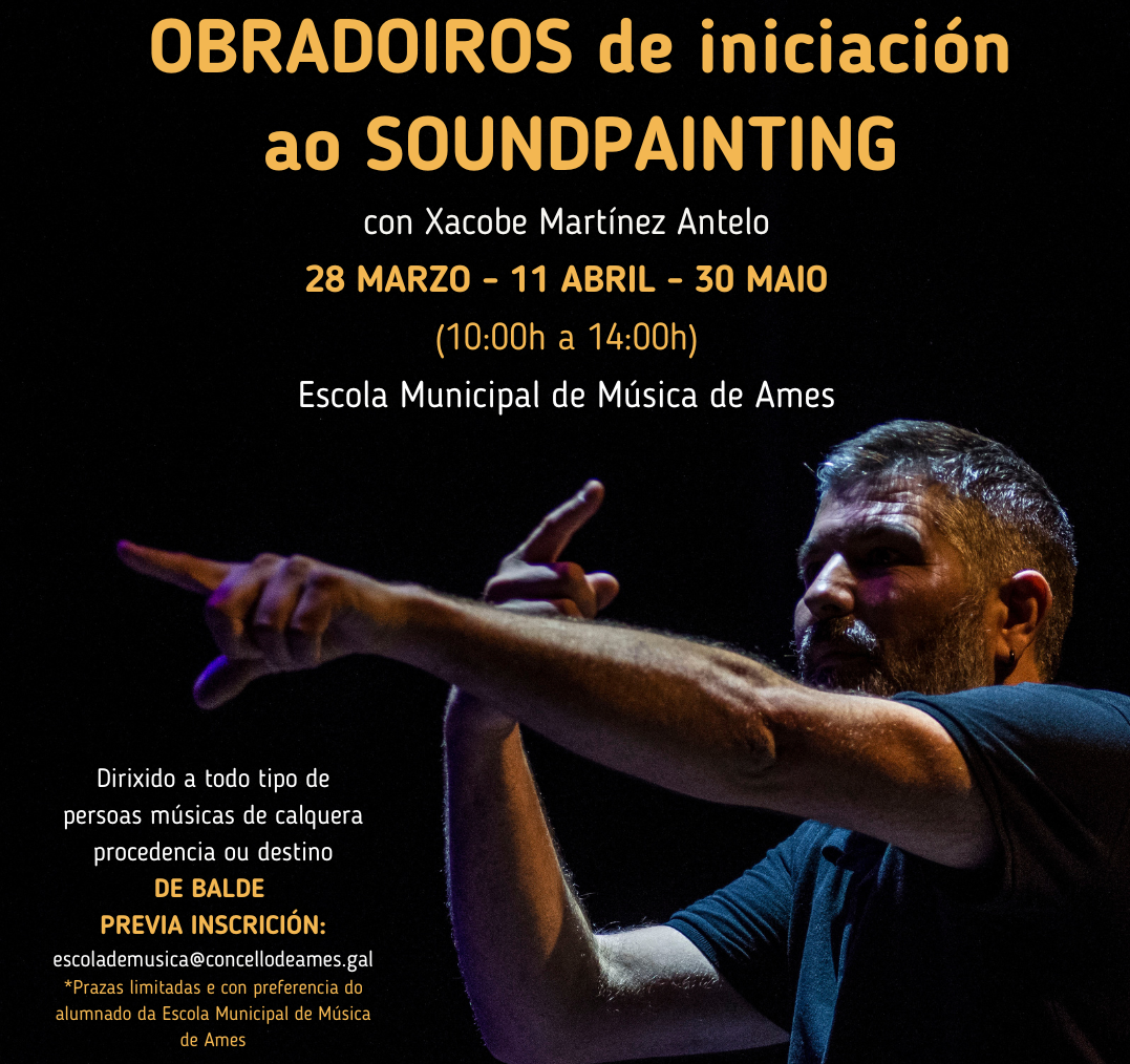 A EMMA lanza un obradoiro de iniciación ao Soundpainting A EMMA lanza un obradoiro de iniciación ao Soundpainting