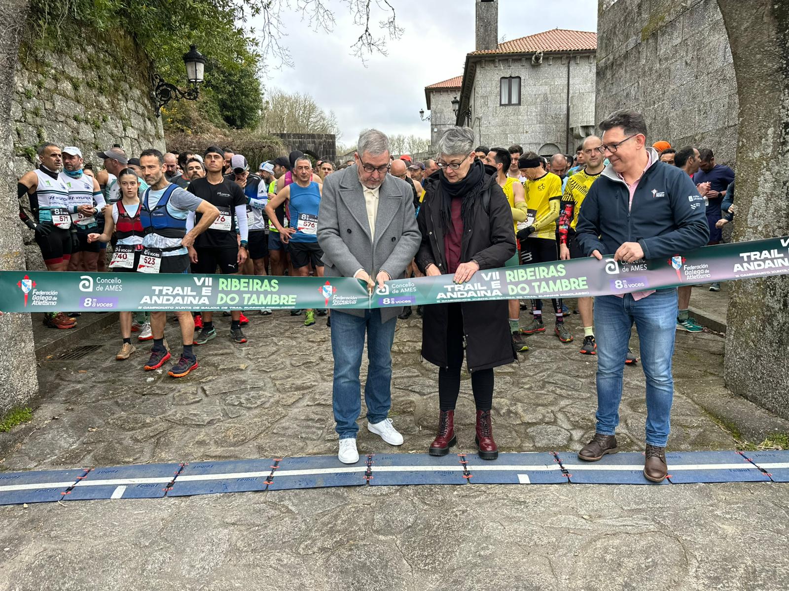 Maxi Oubiña e María Frey, gañador e gañadora do VII Trail e Andaina Ribeiras do Tambre Maxi Oubiña e María Frey, gañador e gañadora do VII Trail e Andaina Ribeiras do Tambre
