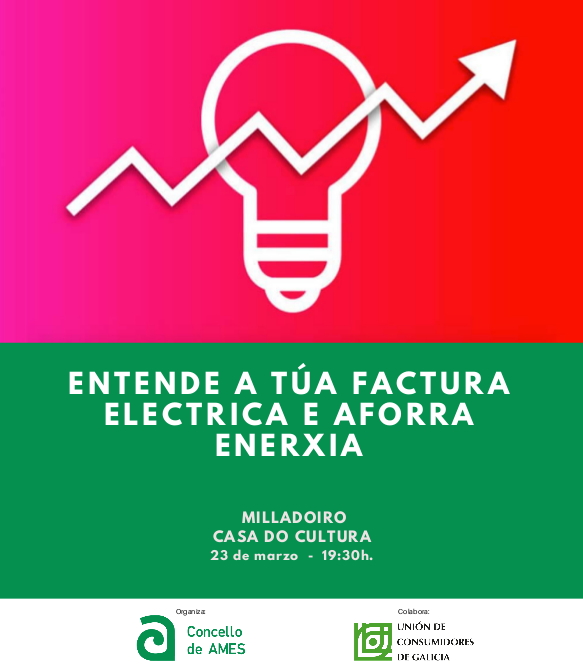 Novo relatorio da Unión de Consumidores de Galicia, esta vez sobre a factura eléctrica e o aforro enerxético Novo relatorio da Unión de Consumidores de Galicia, esta vez sobre a factura eléctrica e o aforro enerxético