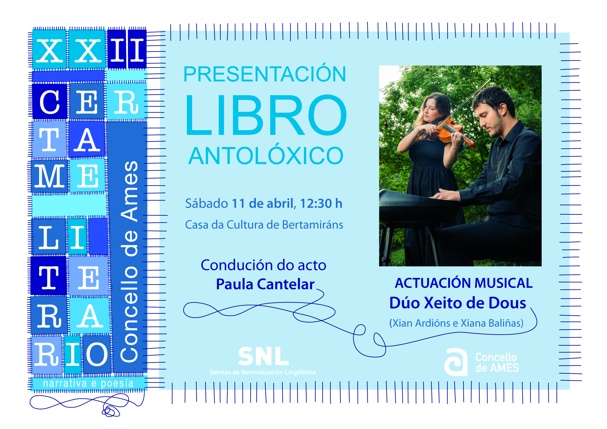 O Concello de Ames presenta o libro antolóxico do XXII Certame Literario O Concello de Ames presenta o libro antolóxico do XXII Certame Literario