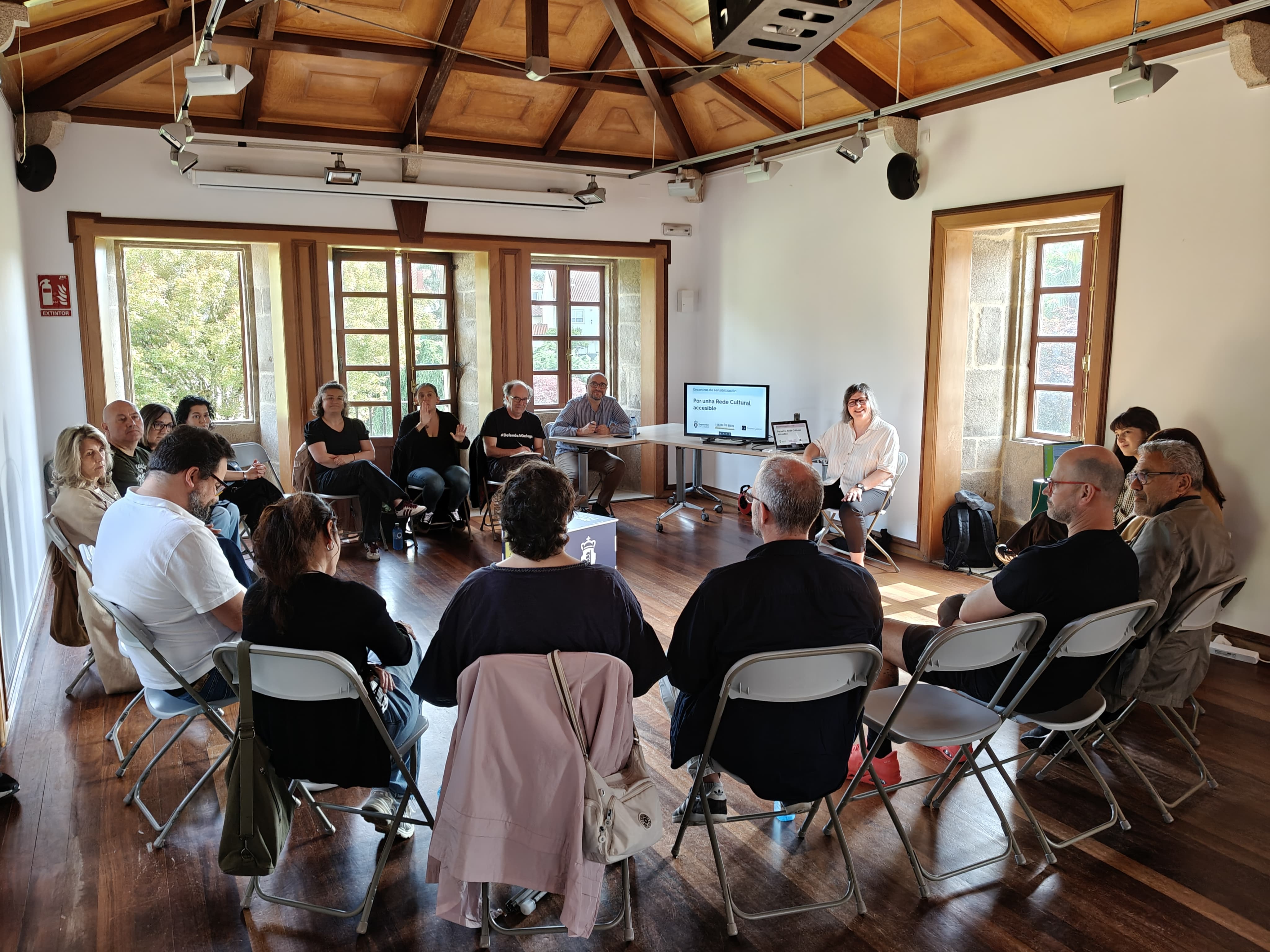 O Pazo da Peregrina acolleu unha das xornadas de sensibilización “Por unha Rede Cultural accesible” O Pazo da Peregrina acolleu unha das xornadas de sensibilización “Por unha Rede Cultural accesible”