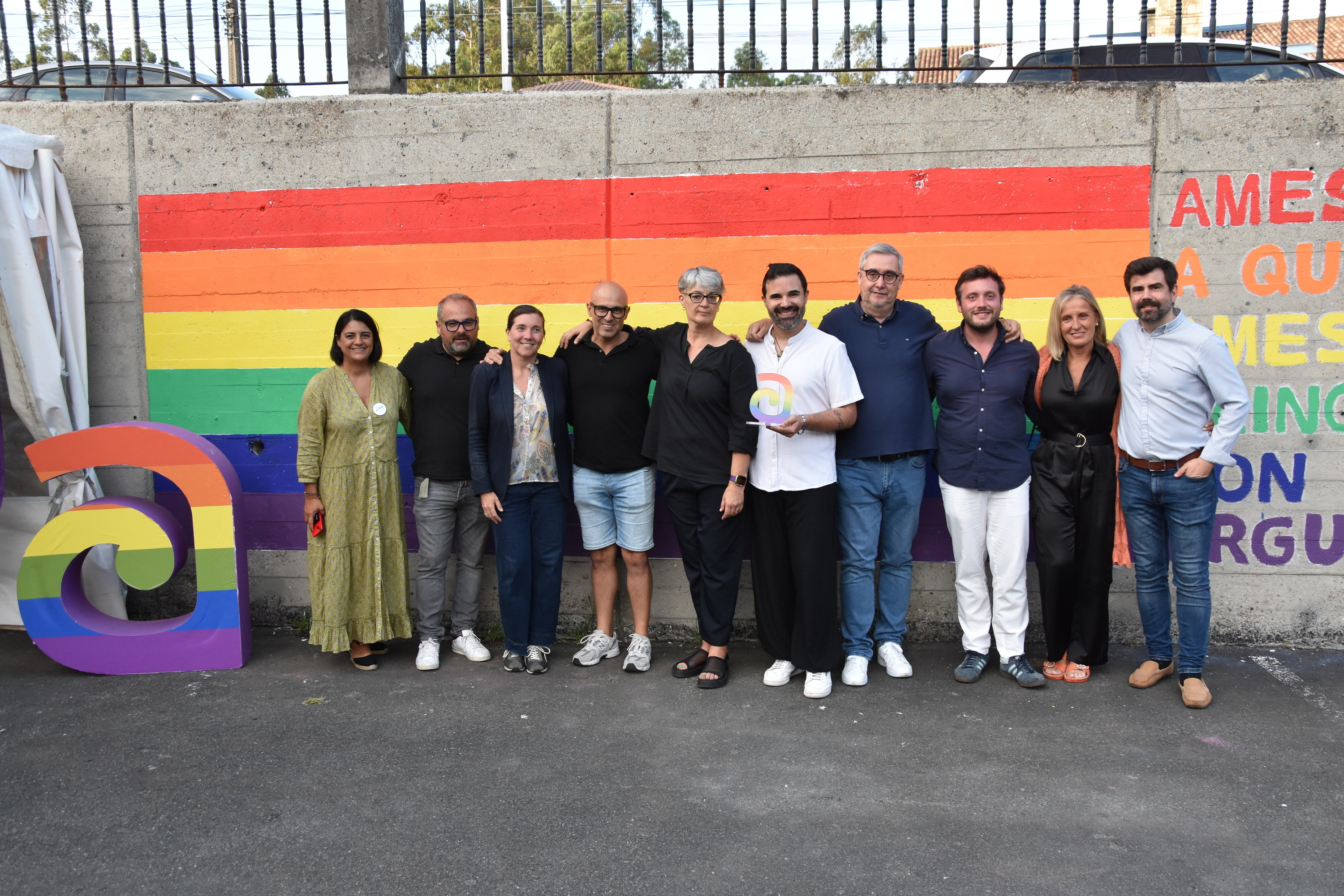 Ames engalana o concello coas cores do Día Internacional do Orgullo LGTBIQ+ Ames engalana o concello coas cores do Día Internacional do Orgullo LGTBIQ+