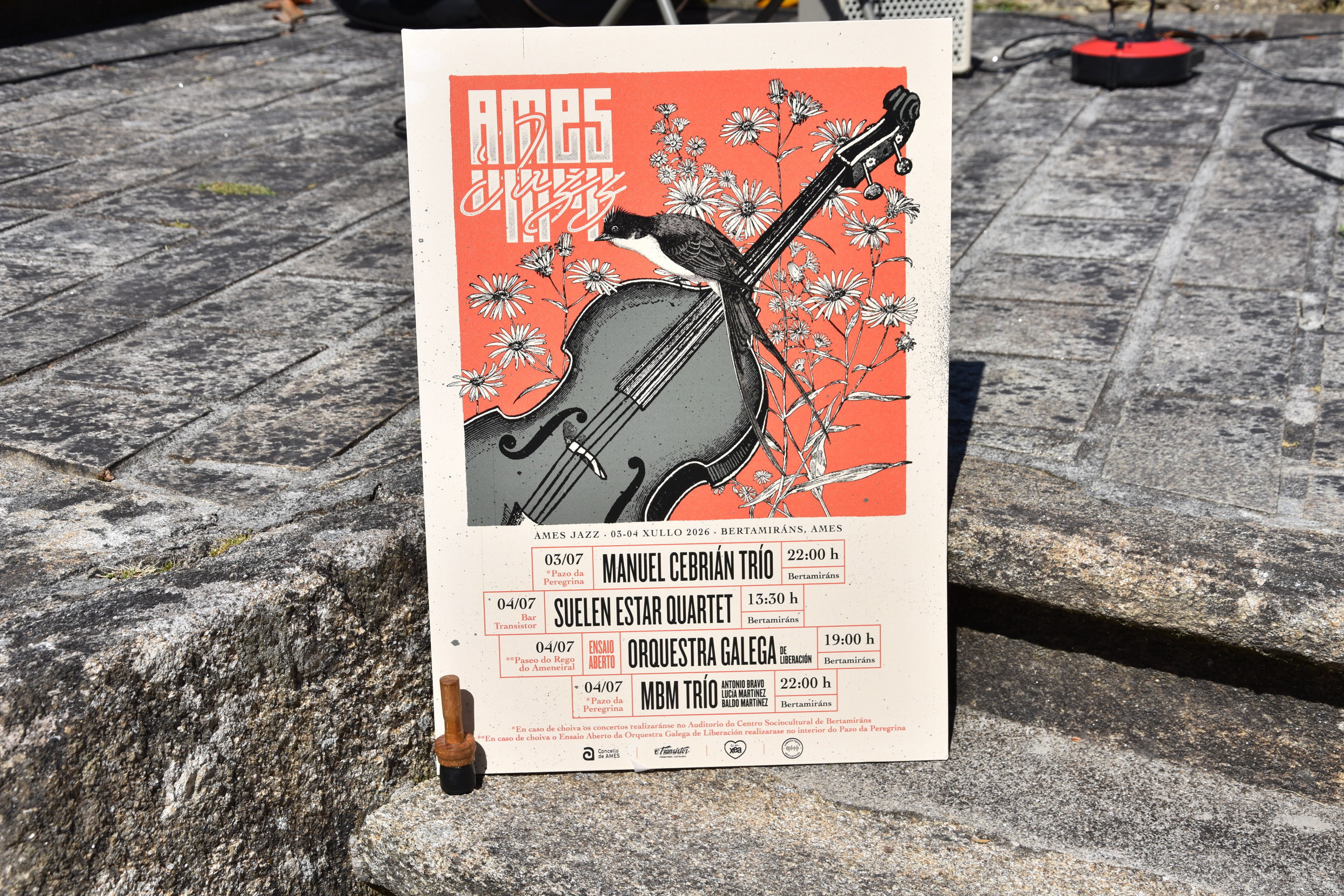 O jazz volve a Ames os días 3 e 4 de xullo coas actuacións de Manuel Cebrián Trío, Suelen Estar Quartet, MBM Trío e a Orquestra Galega de Liberación O jazz volve a Ames os días 3 e 4 de xullo coas actuacións de Manuel Cebrián Trío, Suelen Estar Quartet, MBM Trío e a Orquestra Galega de Liberación